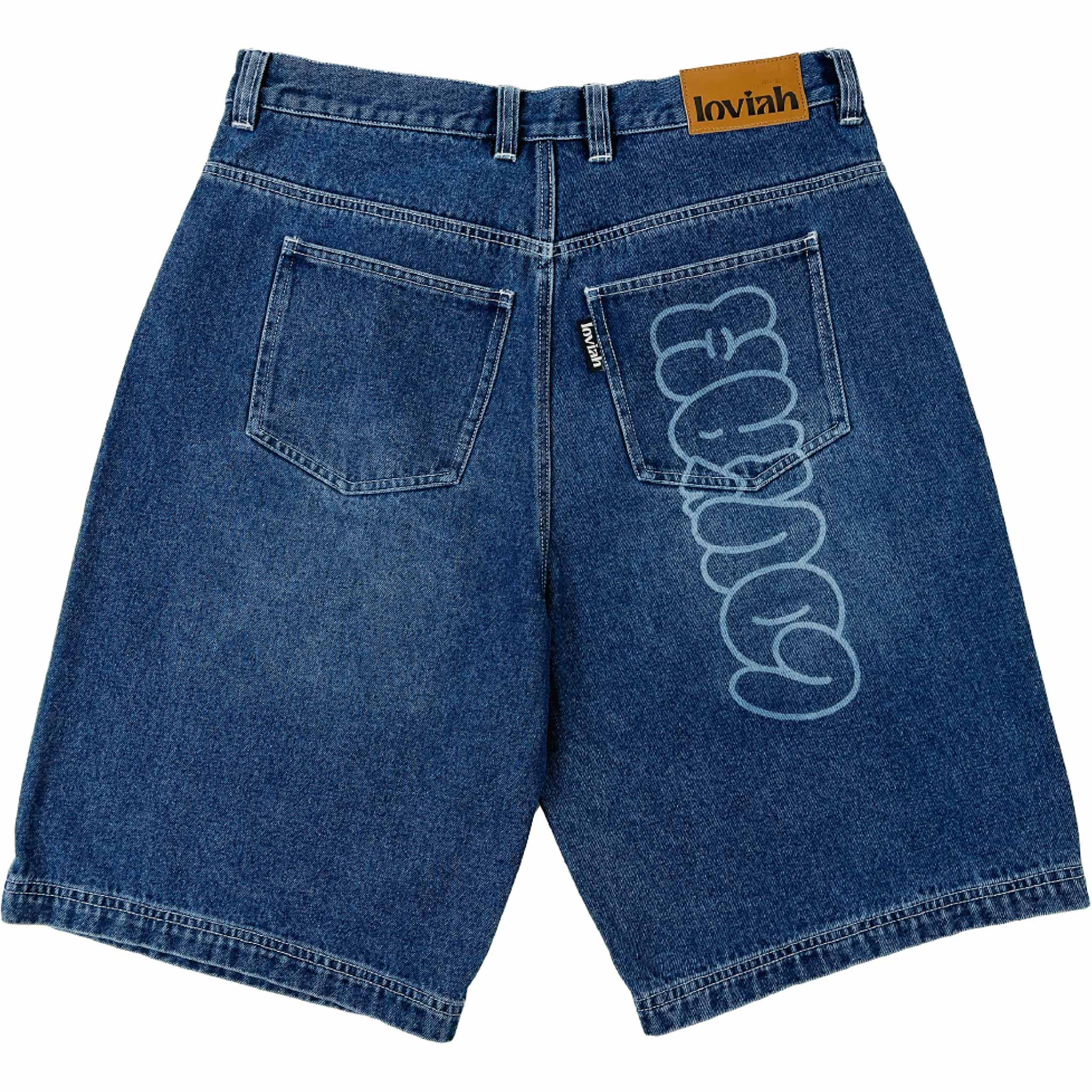 希少XL TENDERLOIN BDP DENIM SHORTS Loviah Jhorts Denim Shorts Indigo Medium Wash – Sanction Skate And