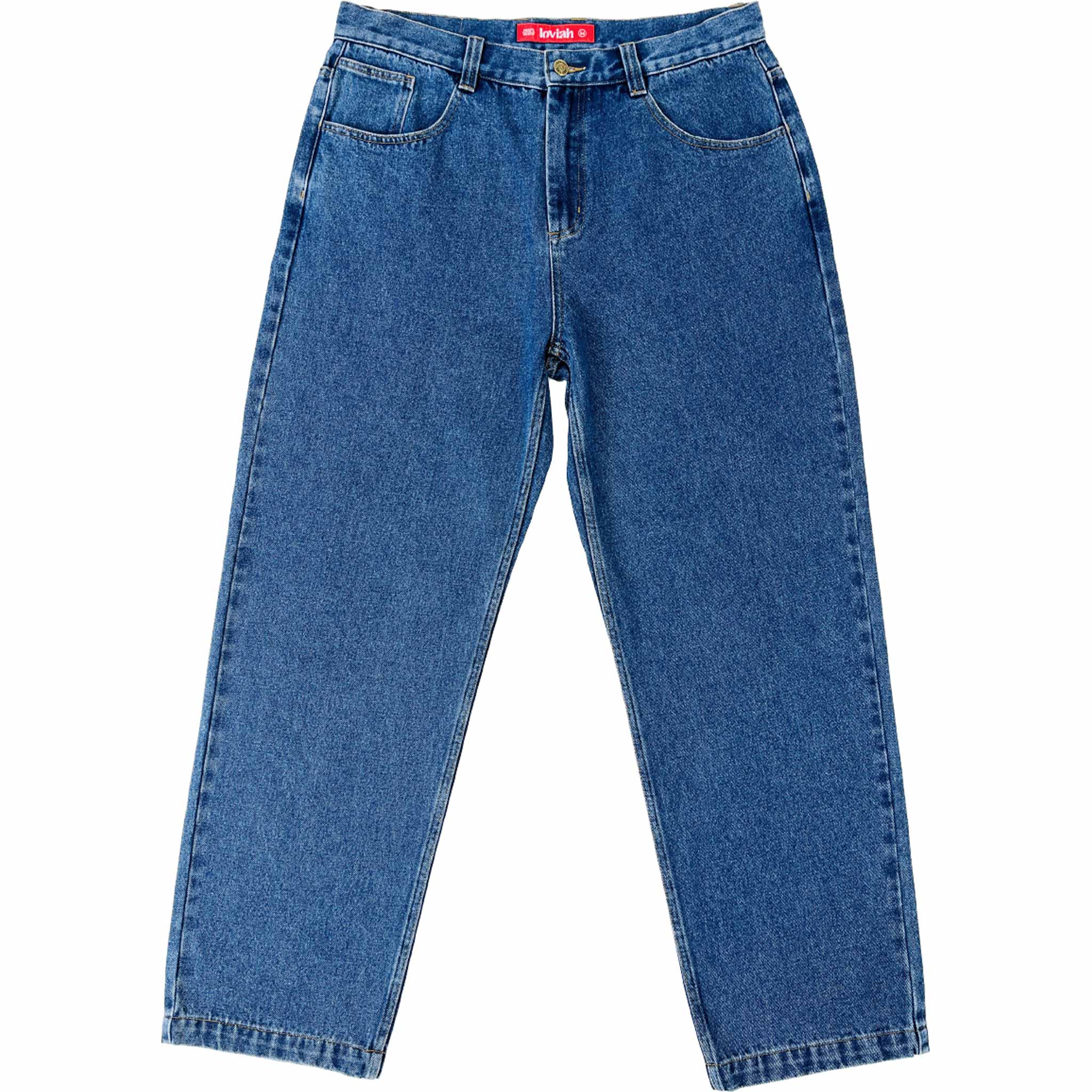 Loviah OG Baggy 5 Pocket Denim Pant Indigo Medium Wash - Sanction