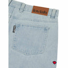 Loviah OG Baggy 5 Pocket Denim Pant White Blue Wash Pants