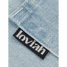 Loviah OG Baggy 5 Pocket Denim Pant White Blue Wash Pants