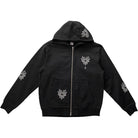 Loviah Spiderman Zip Hoodie Black Sweatshirts