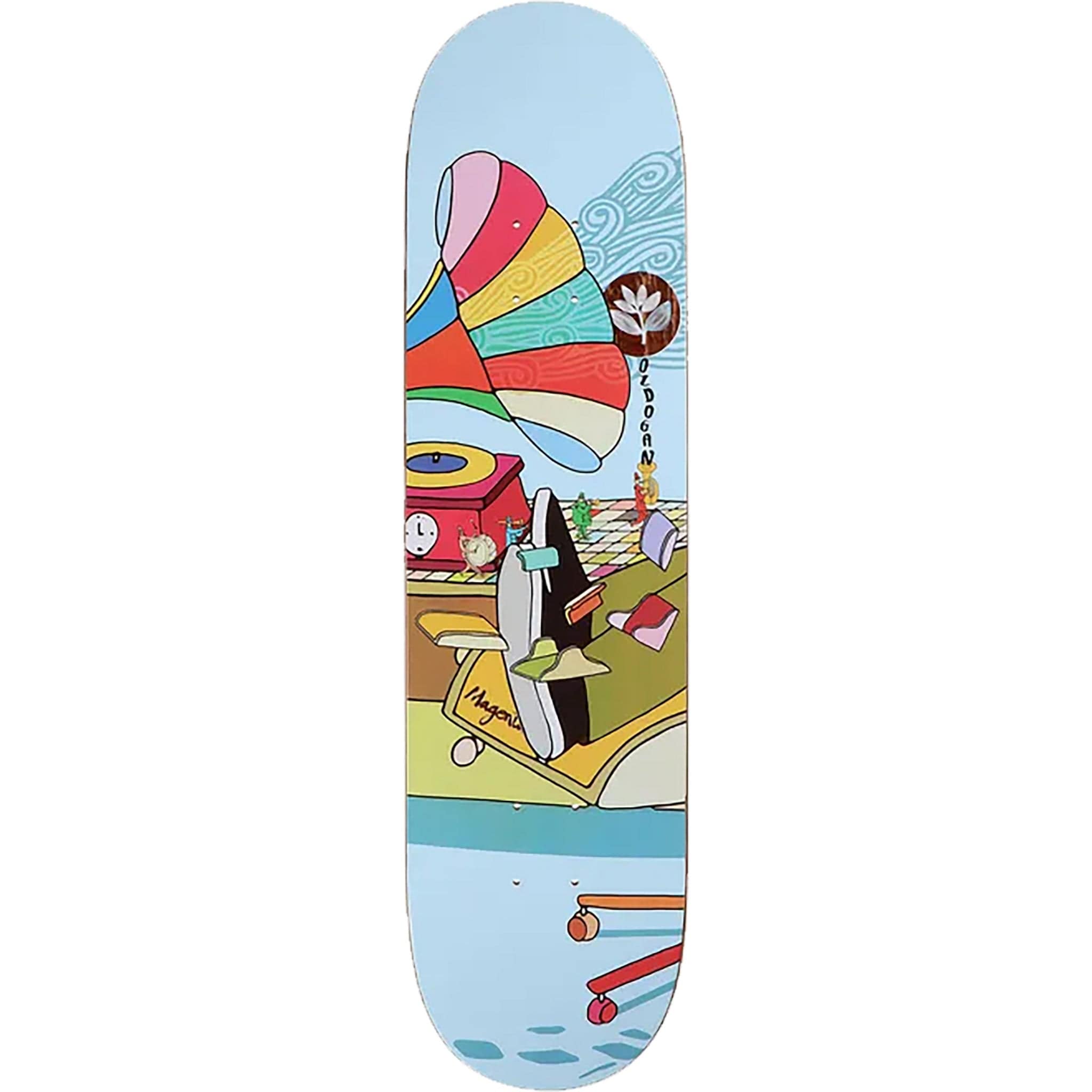 Magenta Lucid Dream Ozdogan 8 Skateboard Deck Skateboard