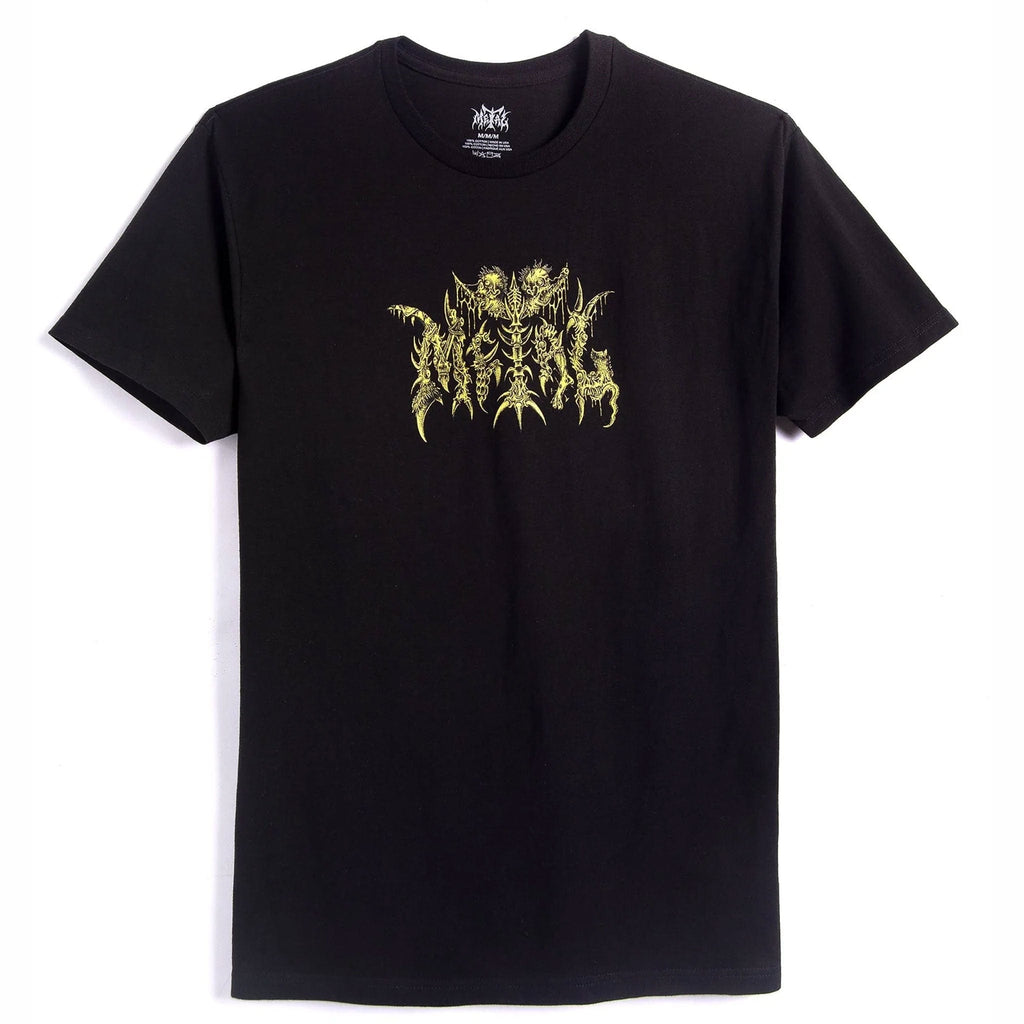 Metal Ancient Logo Tee Black T Shirt