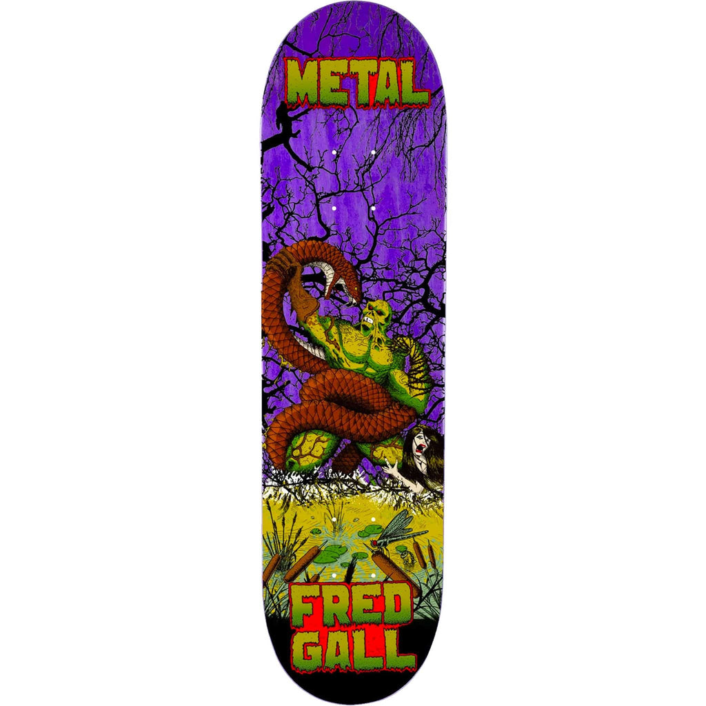 Metal Fred Gall Swamp Thing 8.25" Skateboard Deck Skateboard