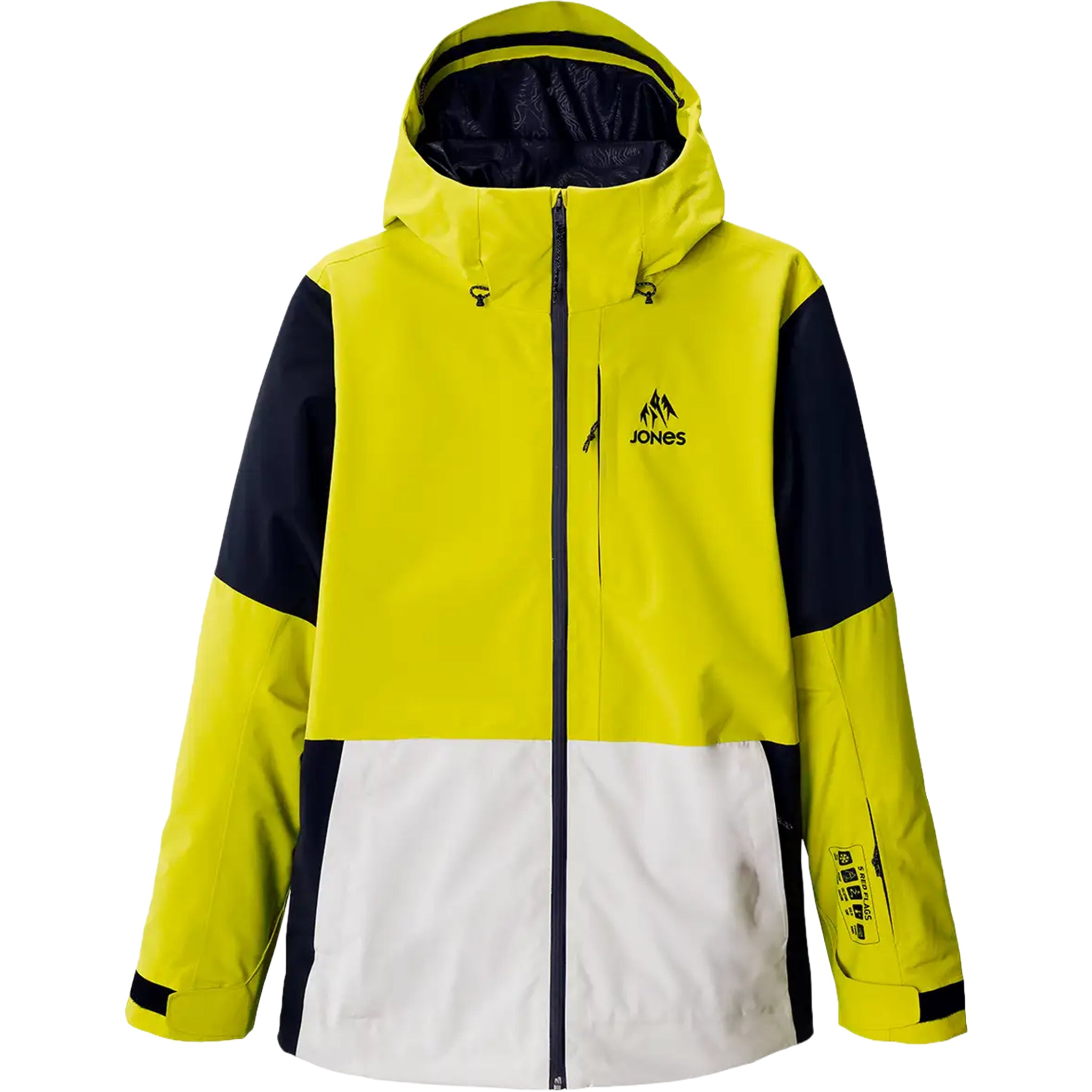 Jones MTN Surf Recycled Jacket Lime Green 2026 - Sanction Skate