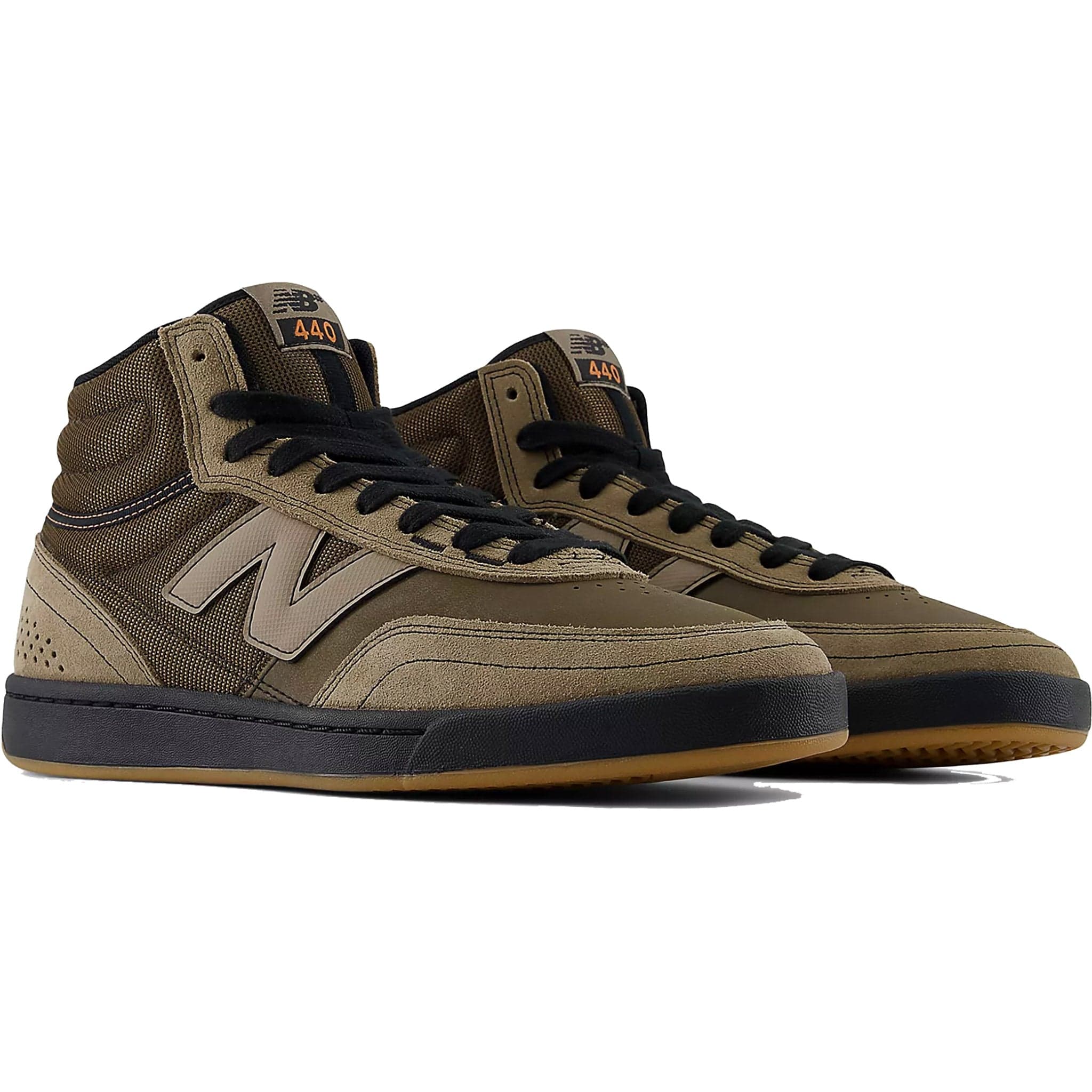 New Balance Numeric 440 High V2 Mushroom Black Shoes