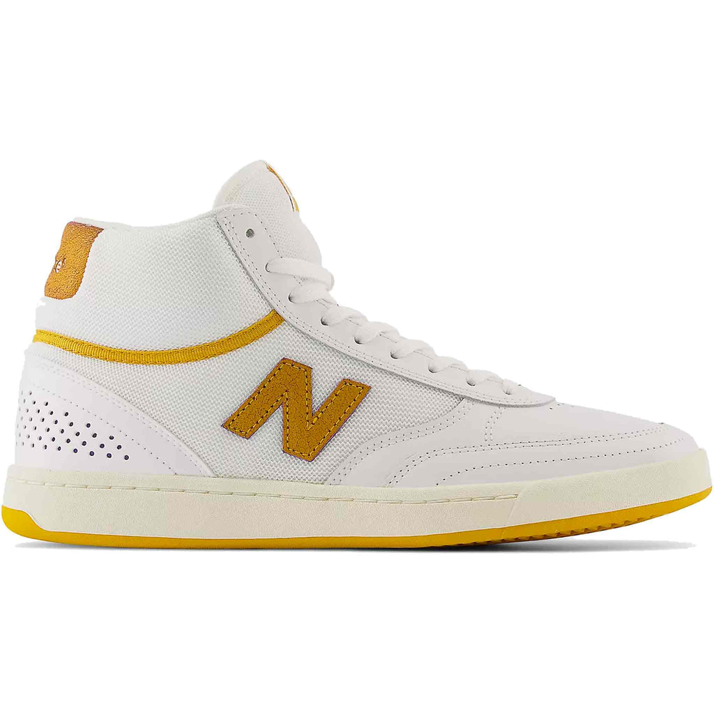 New Balance Numeric 440 High White Yellow shoes