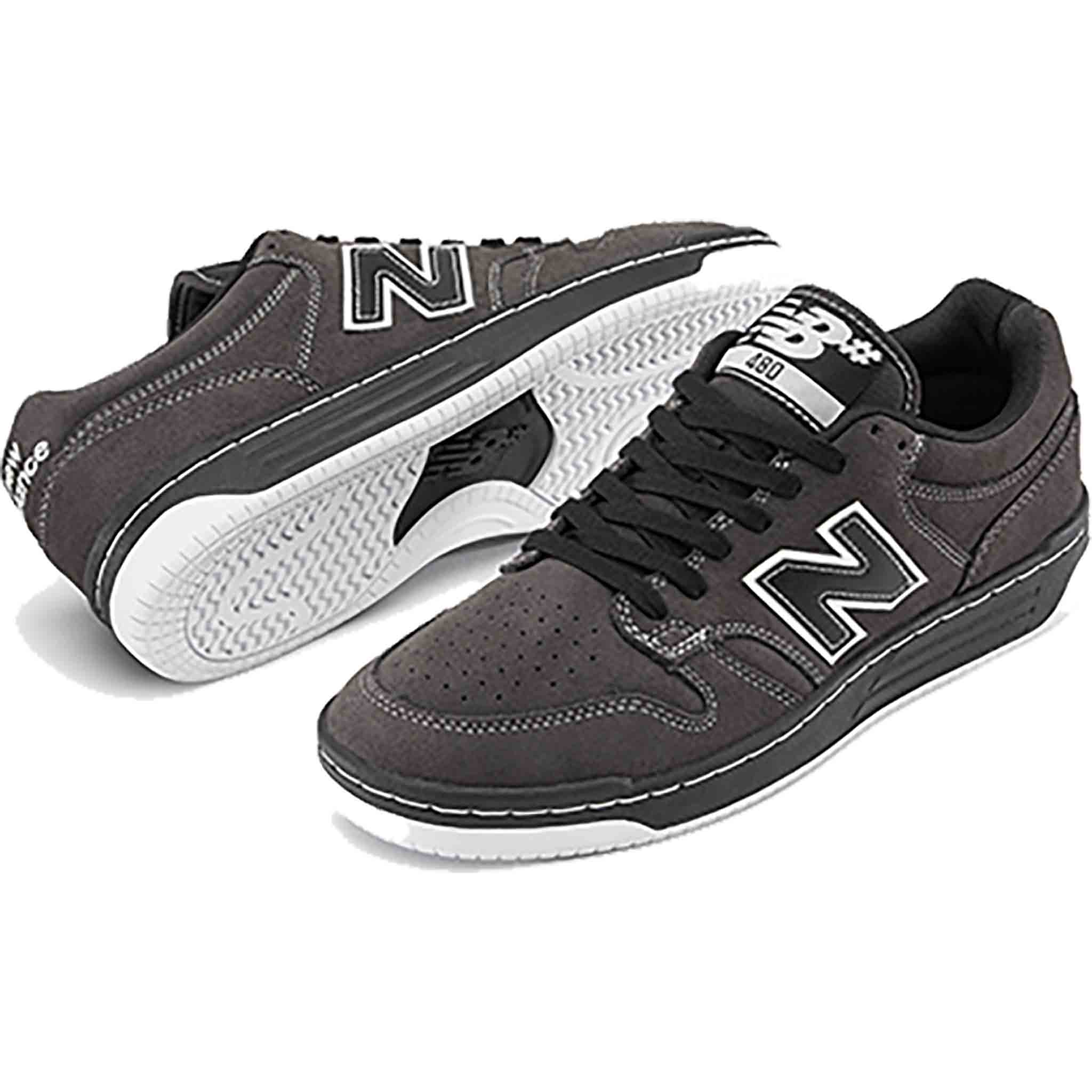 New Balance Numeric 480 Dark Grey Black Shoes