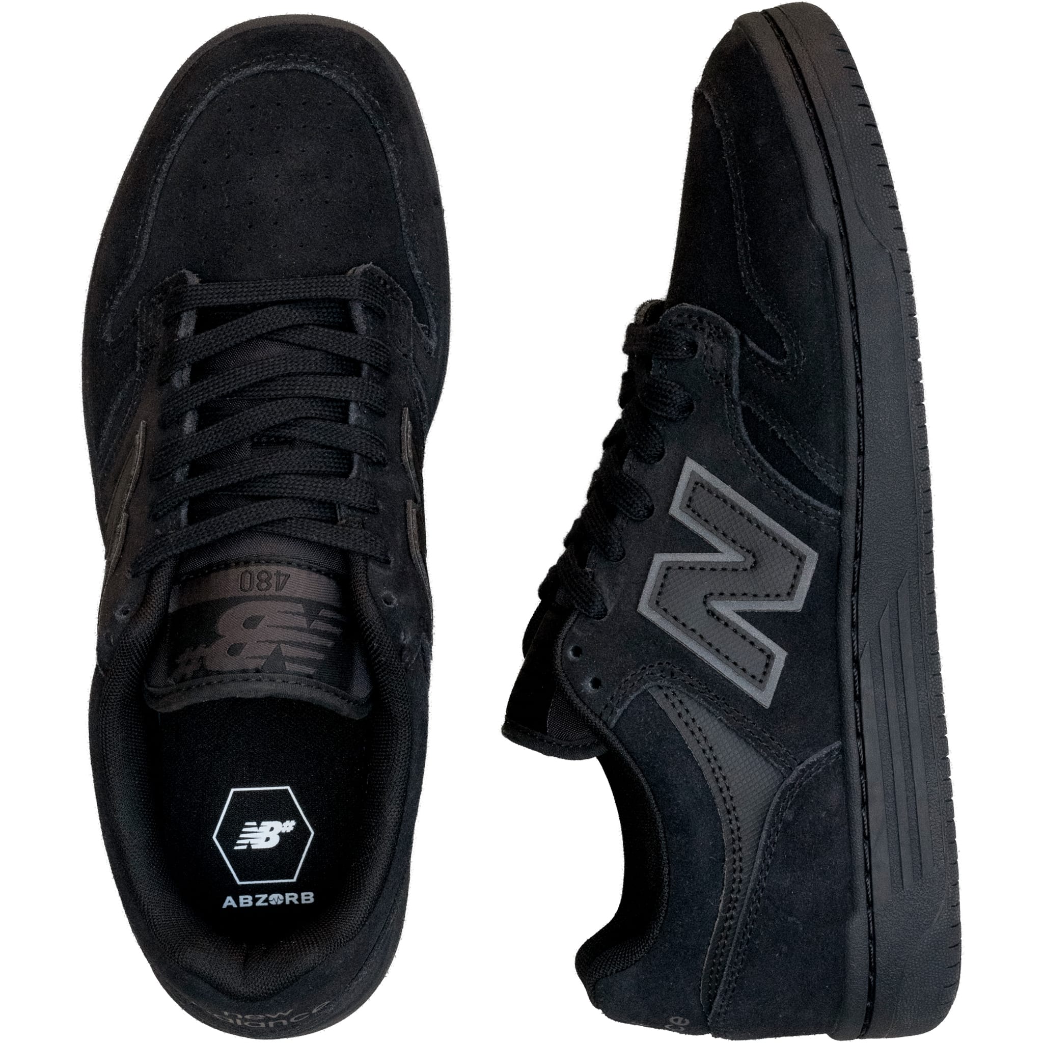 New Balance Numeric 480 Shoe Black Black Shoes
