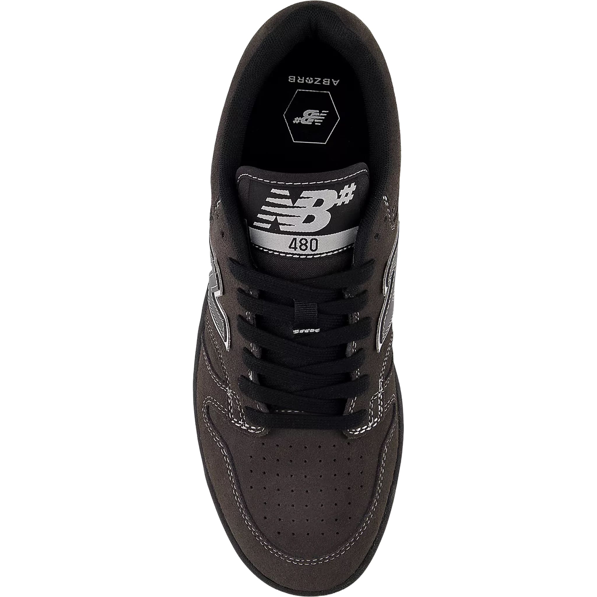 New Balance Numeric 480 Shoe Black Cement White Shoes