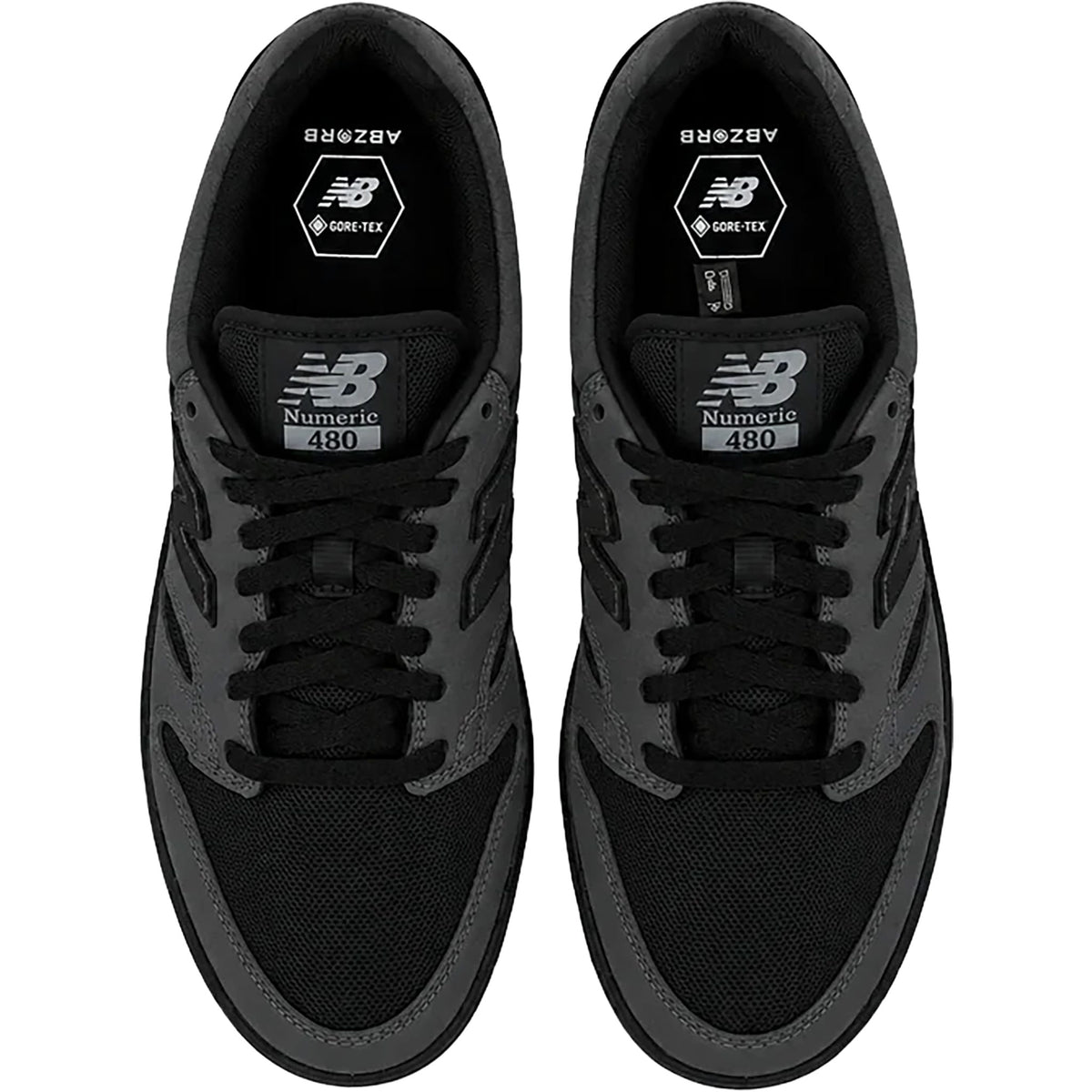 New Balance Numeric 480 Shoe Gore Tex Grey Black Shoes