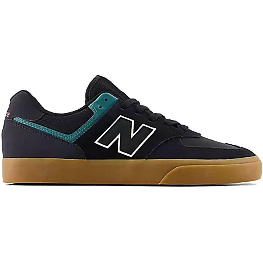 New Balance Numeric 574 Shoe Black Teal shoes