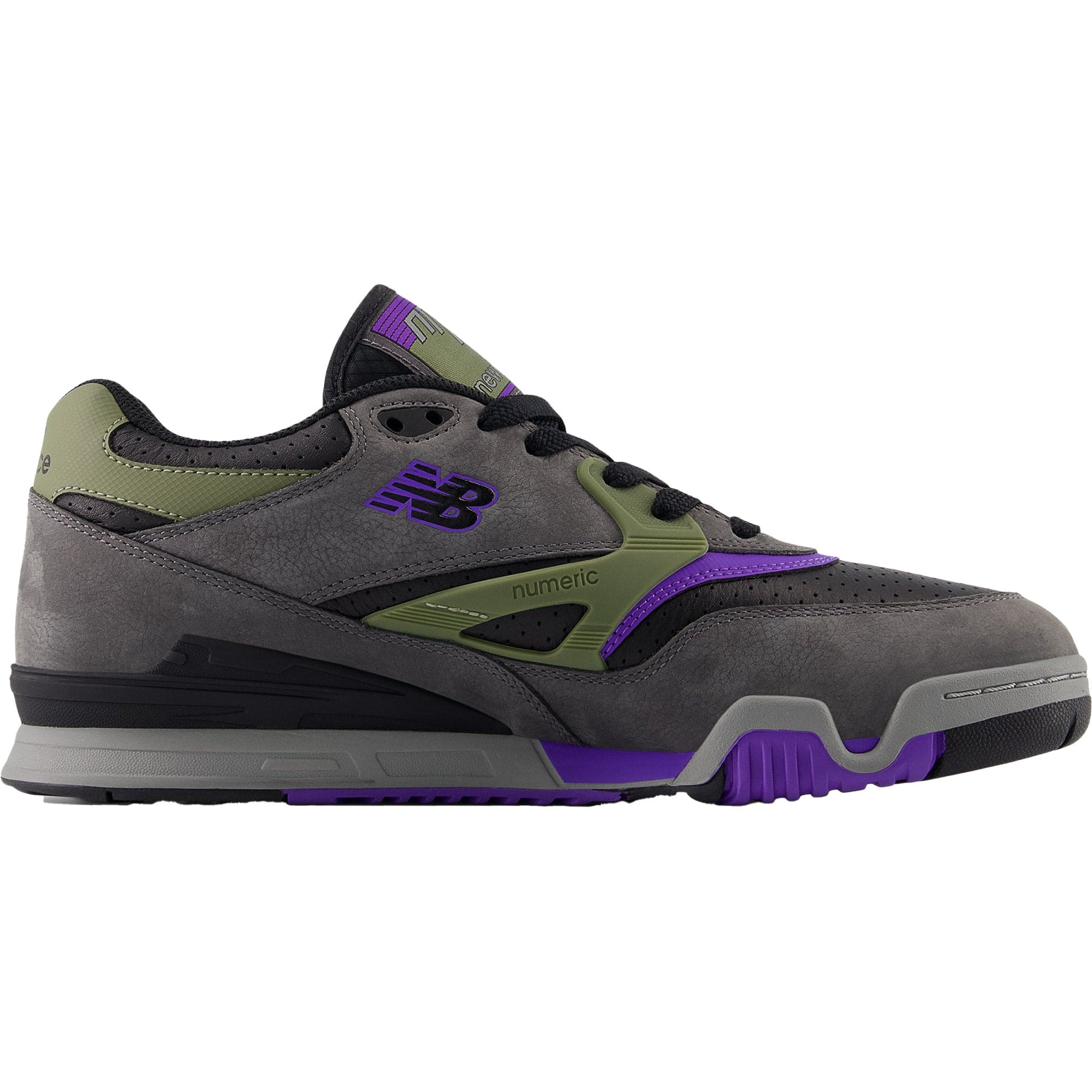 New Balance Numeric 770 Grey Olive Purple Shoes