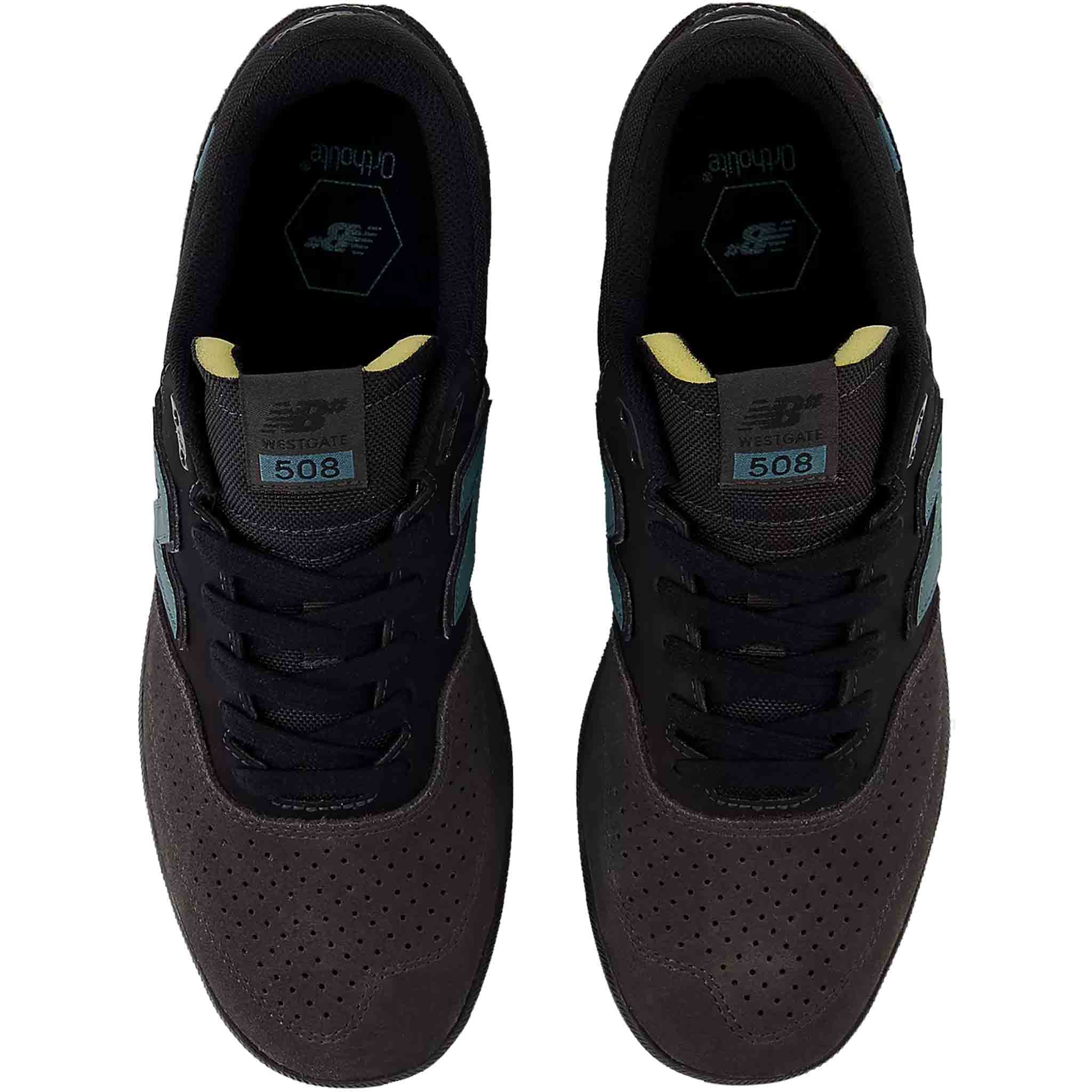 New Balance Numeric Brandon Westgate 508 Dark Grey Teal Shoes