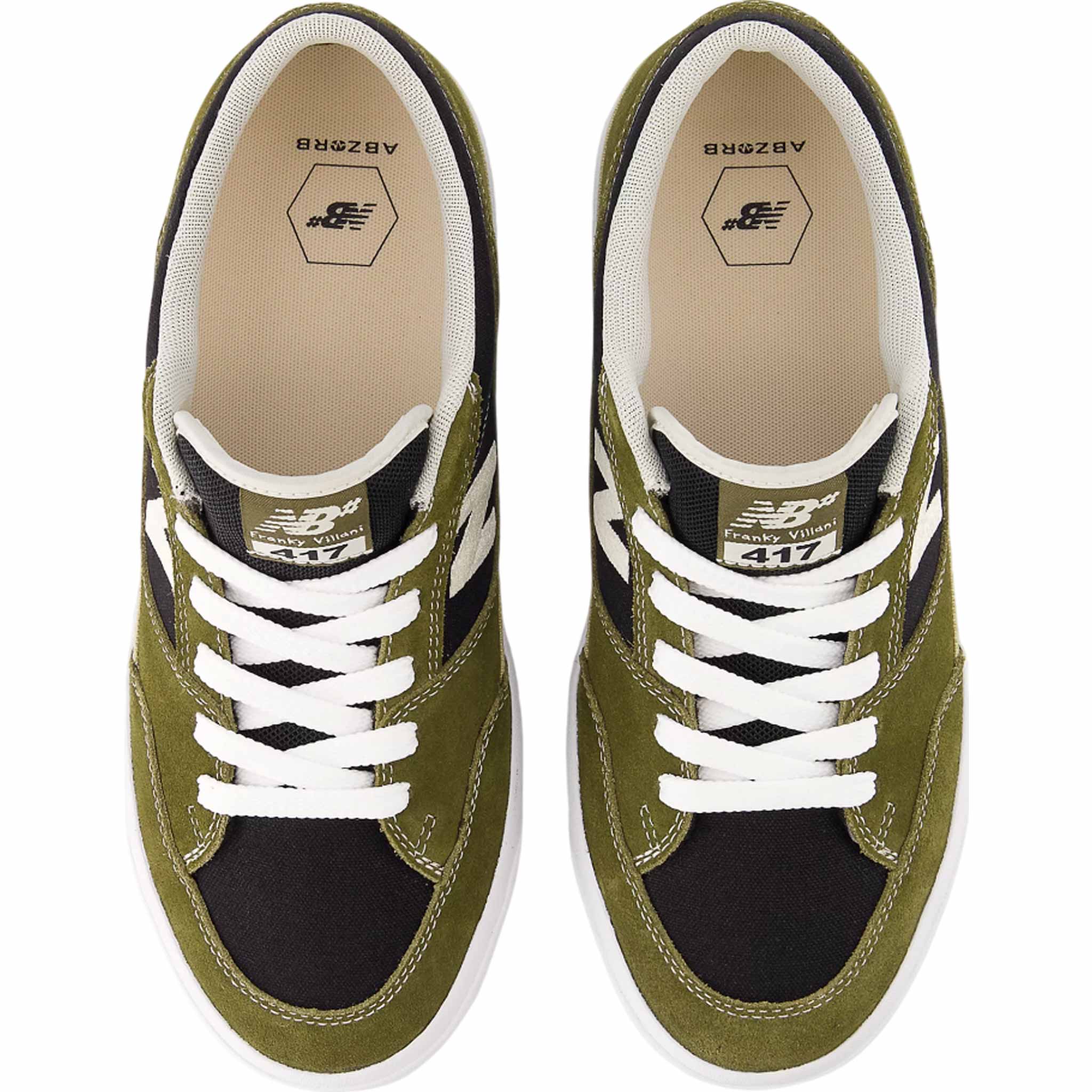 New Balance Numeric Franky Villani 417 Low Woodland Black