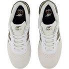 New Balance Numeric Jamie Foy 306 Cup Shoe White Olive Shoes
