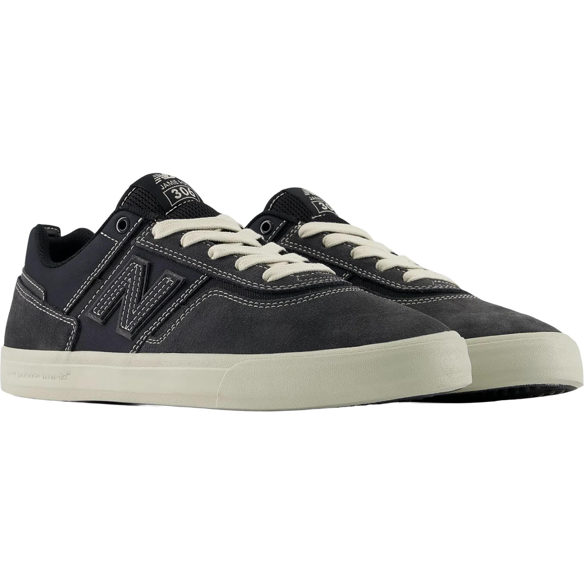 New Balance Numeric Jamie Foy 306 Shoe Dark Grey Sea Salt Shoes