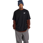 New Balance Numeric Small Logo Tee Black T Shirt