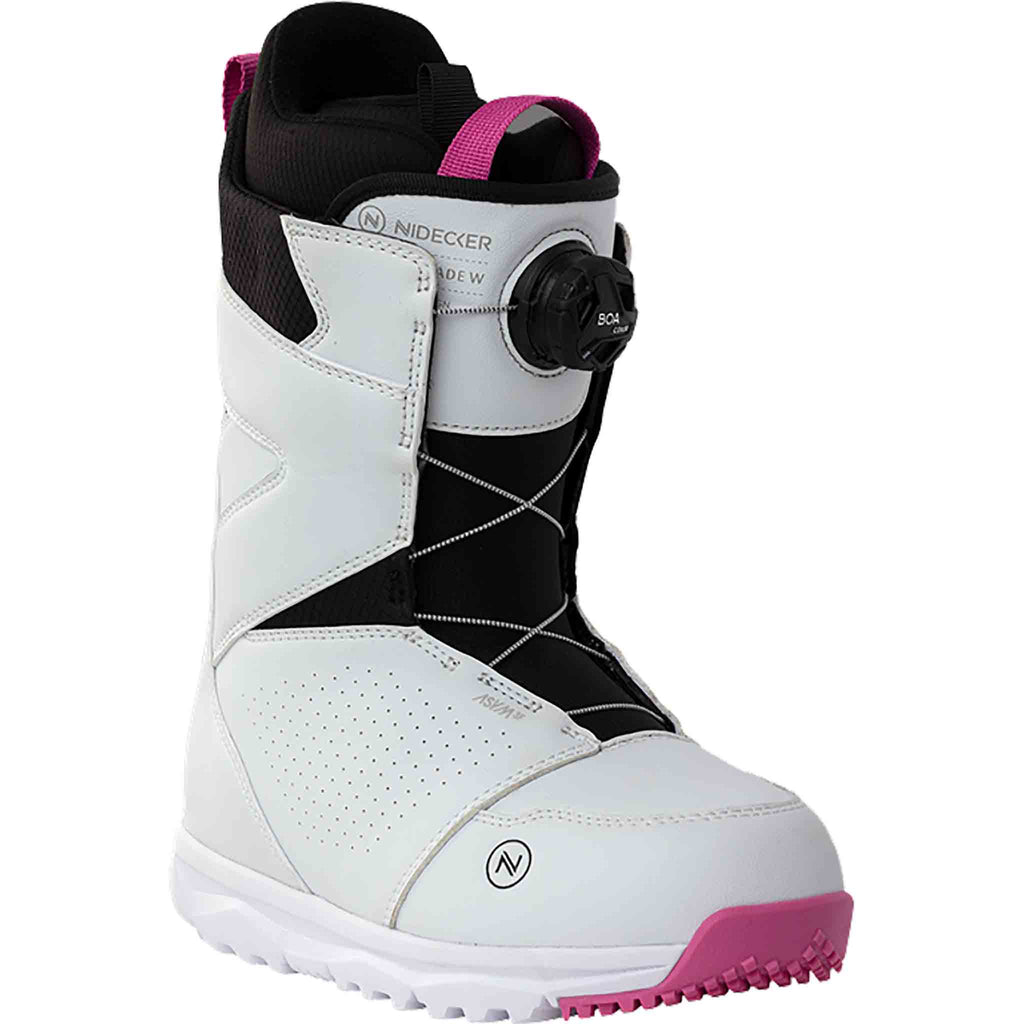 Nidecker Cascade BOA Snowboard Boot White Women's 2024 Women's Boots