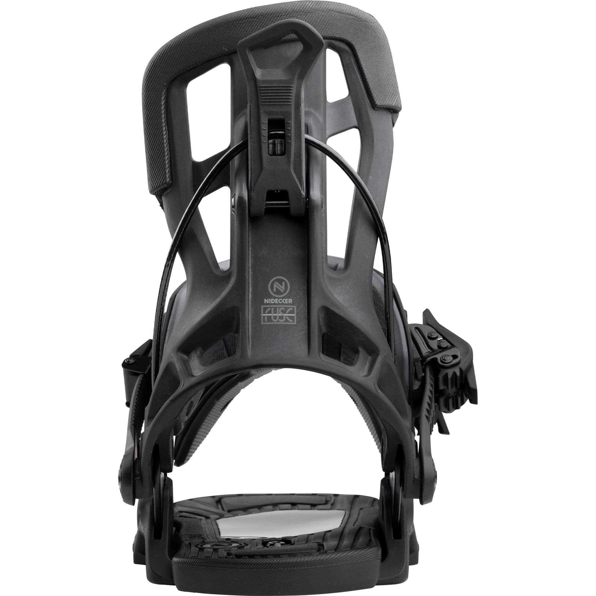 Nidecker Flow Fuse Fusion Binding Black 2025 Mens Bindings