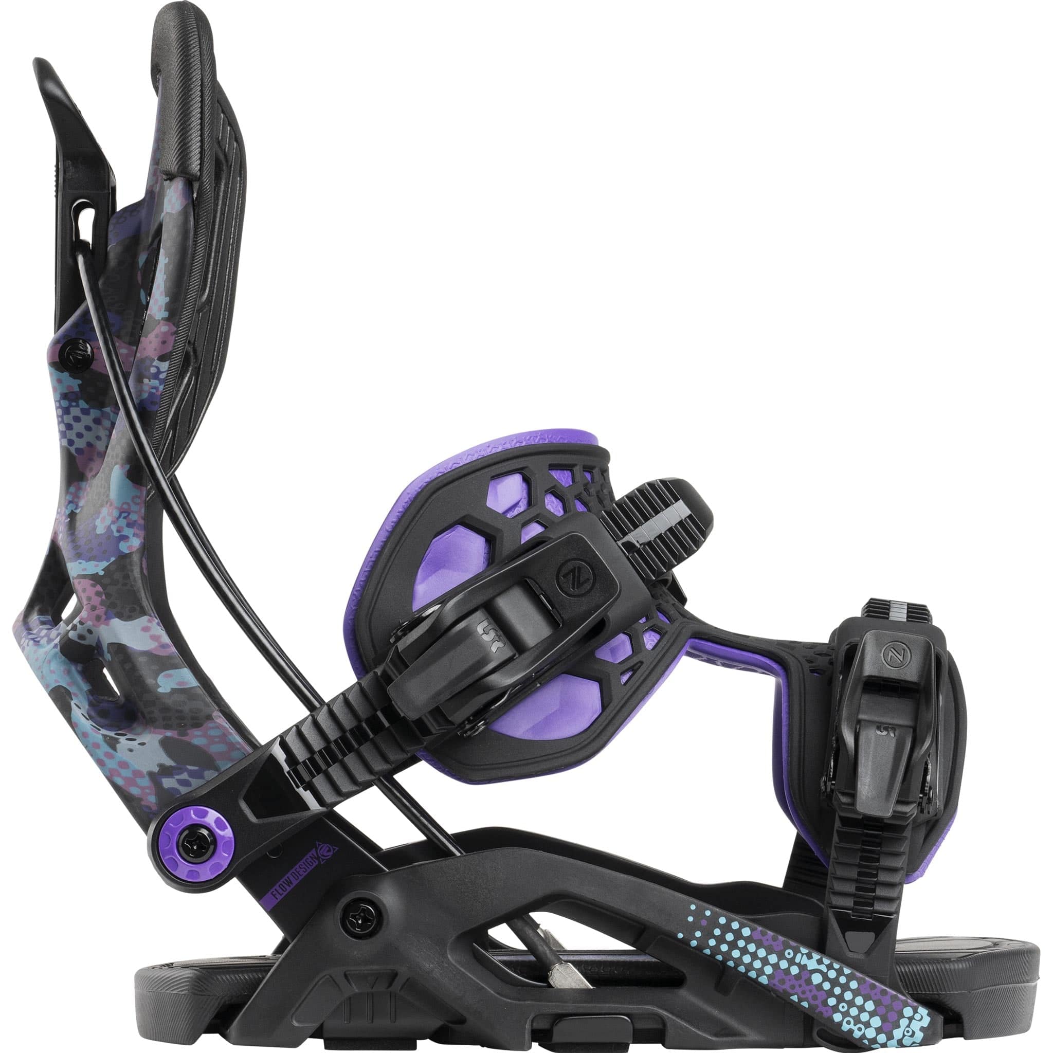 Nidecker Flow Fuse Fusion Binding Miami Camo 2025 Mens Bindings