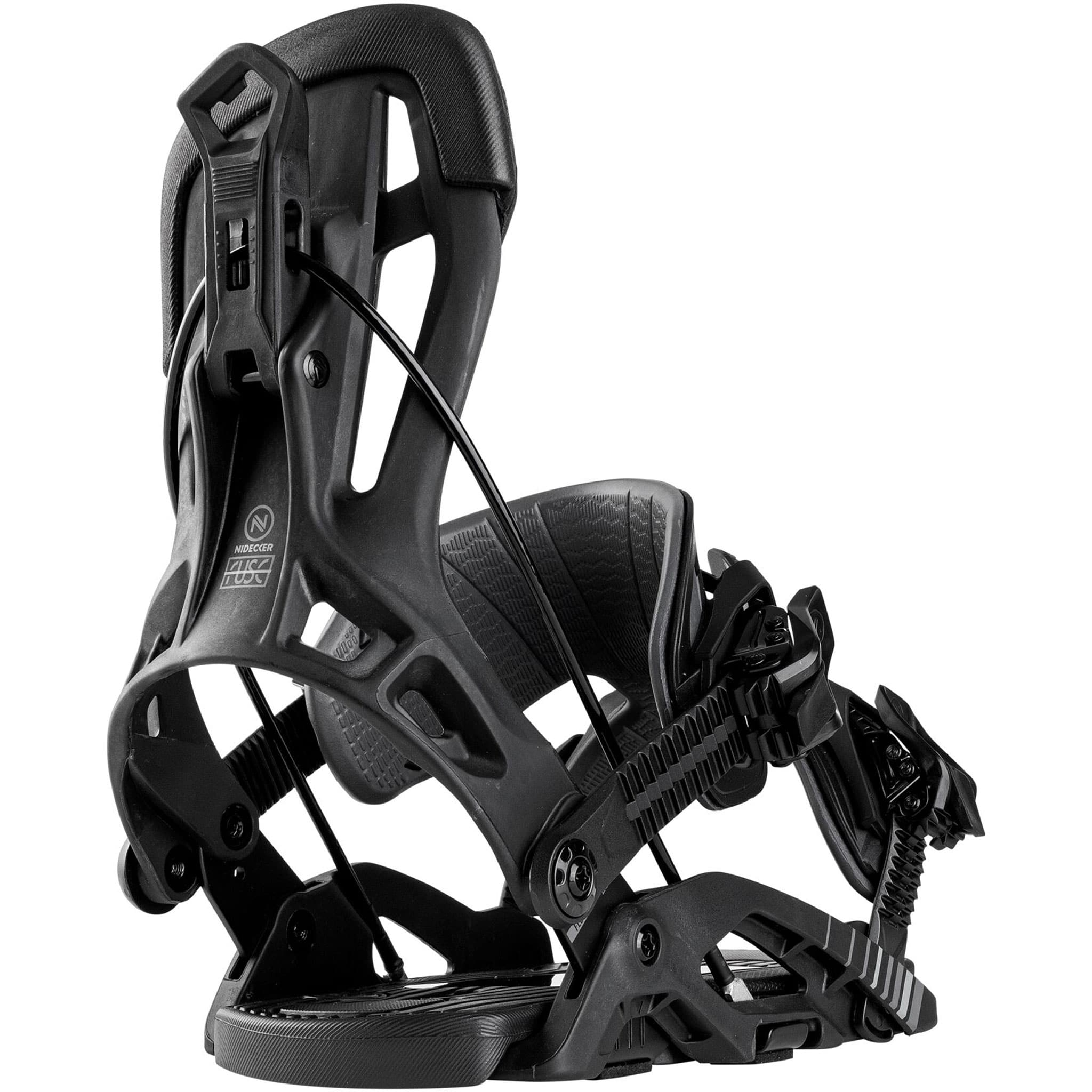Nidecker Flow Fuse Snowboard Binding Black 2027 Mens Snowboard Bindings