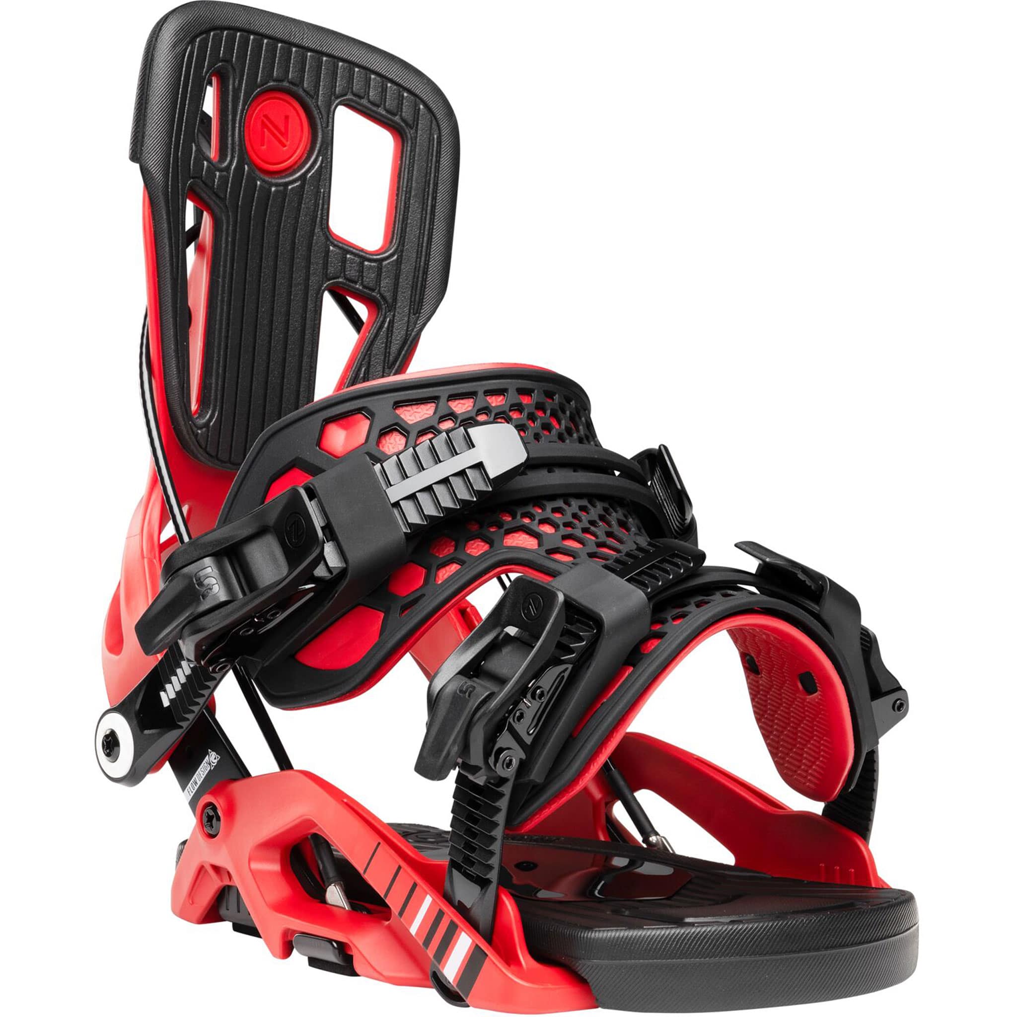 Nidecker Flow Fuse Snowboard Binding Fuse Cherry 2027 Mens Snowboard Bindings