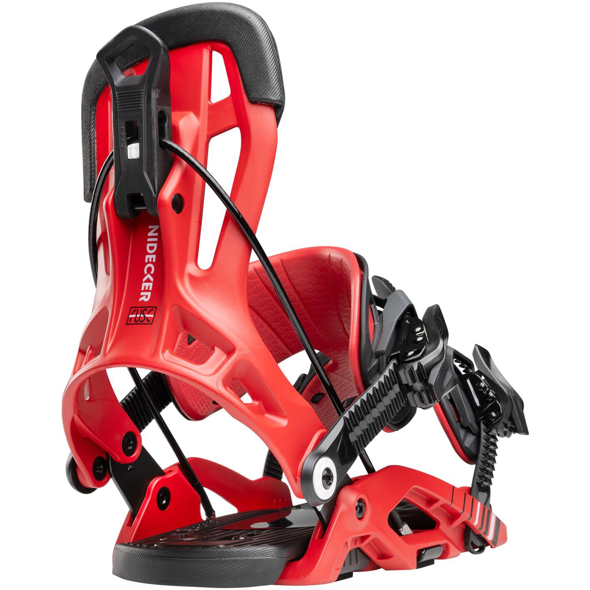 Nidecker Flow Fuse Snowboard Binding Fuse Cherry 2027 Mens Snowboard Bindings