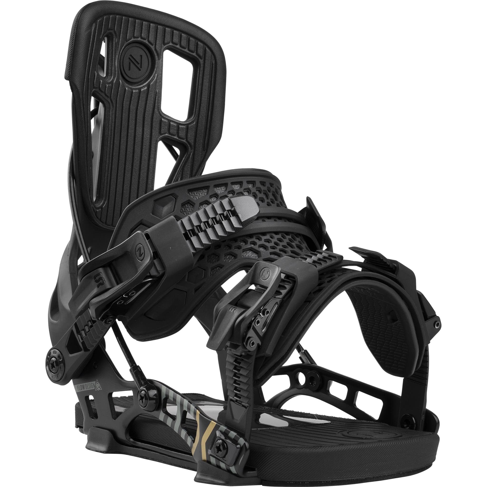 Nidecker Flow NX2 Fusion Binding Black 2025 Mens Bindings