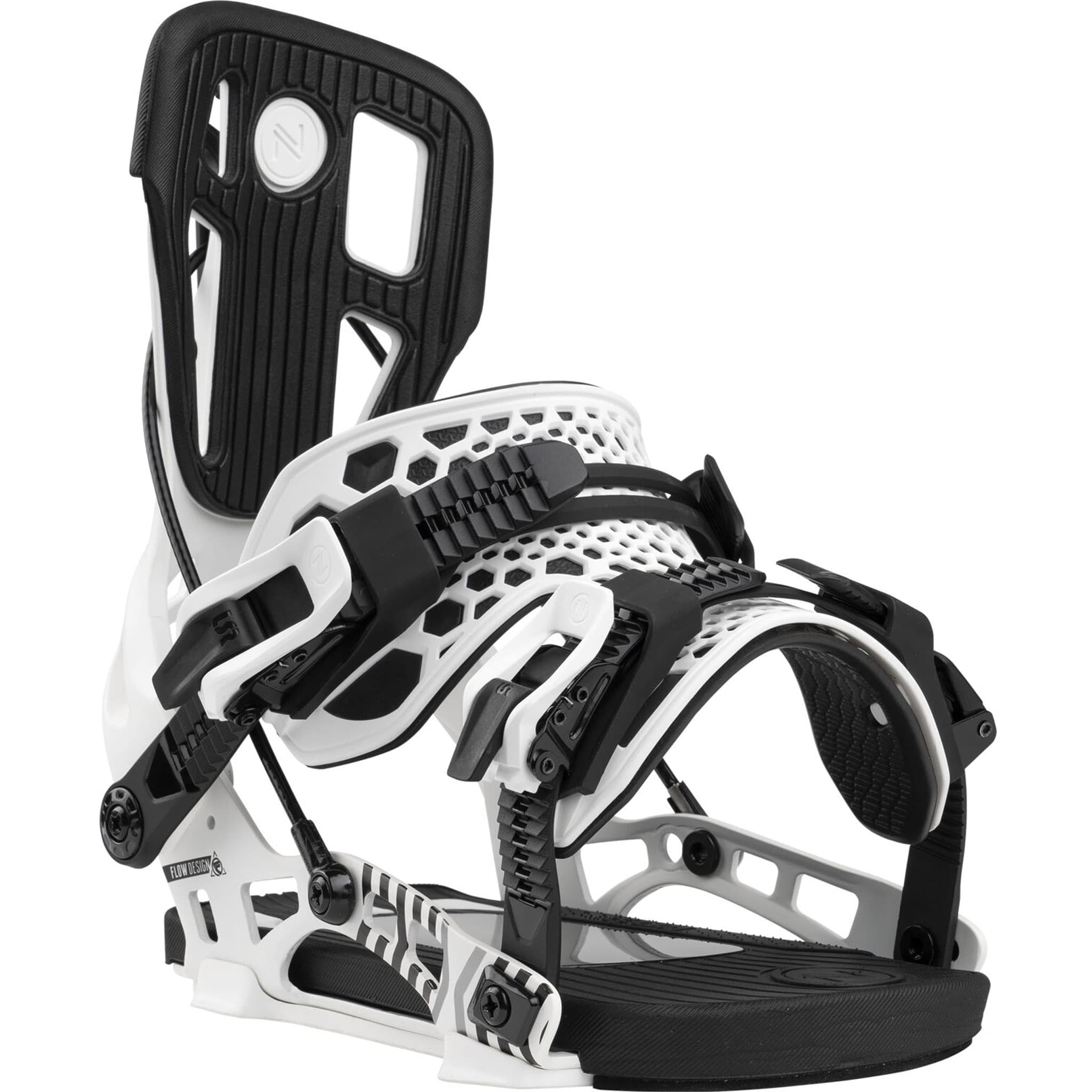 ●NBD Nidecker Flow NX2 Snowboard Binding White 2027 - Sanction Skate