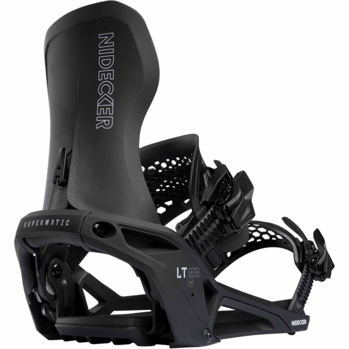 Nidecker LT Supermatic Hybrid Snowboard Binding Black 2026 