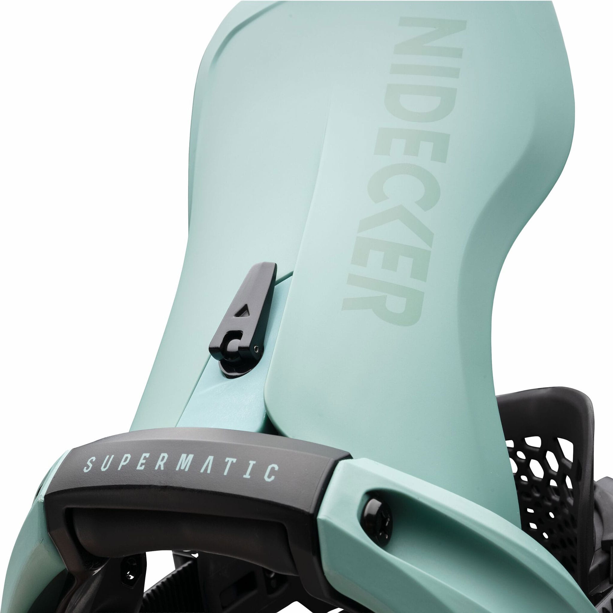 Nidecker LT Supermatic Snowboard Binding Teal 2027 Mens Snowboard Bindings