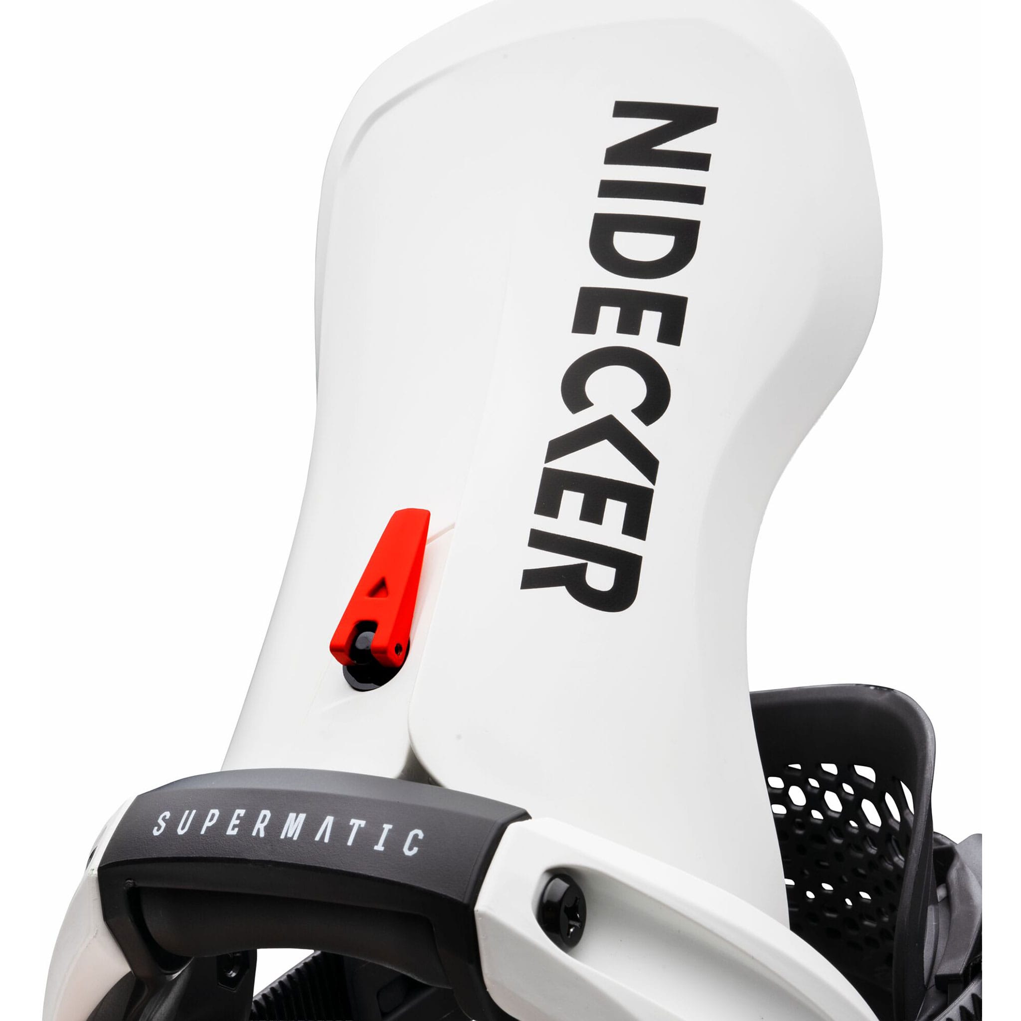 Nidecker LT Supermatic Snowboard Binding White 2027 Mens Snowboard Bindings