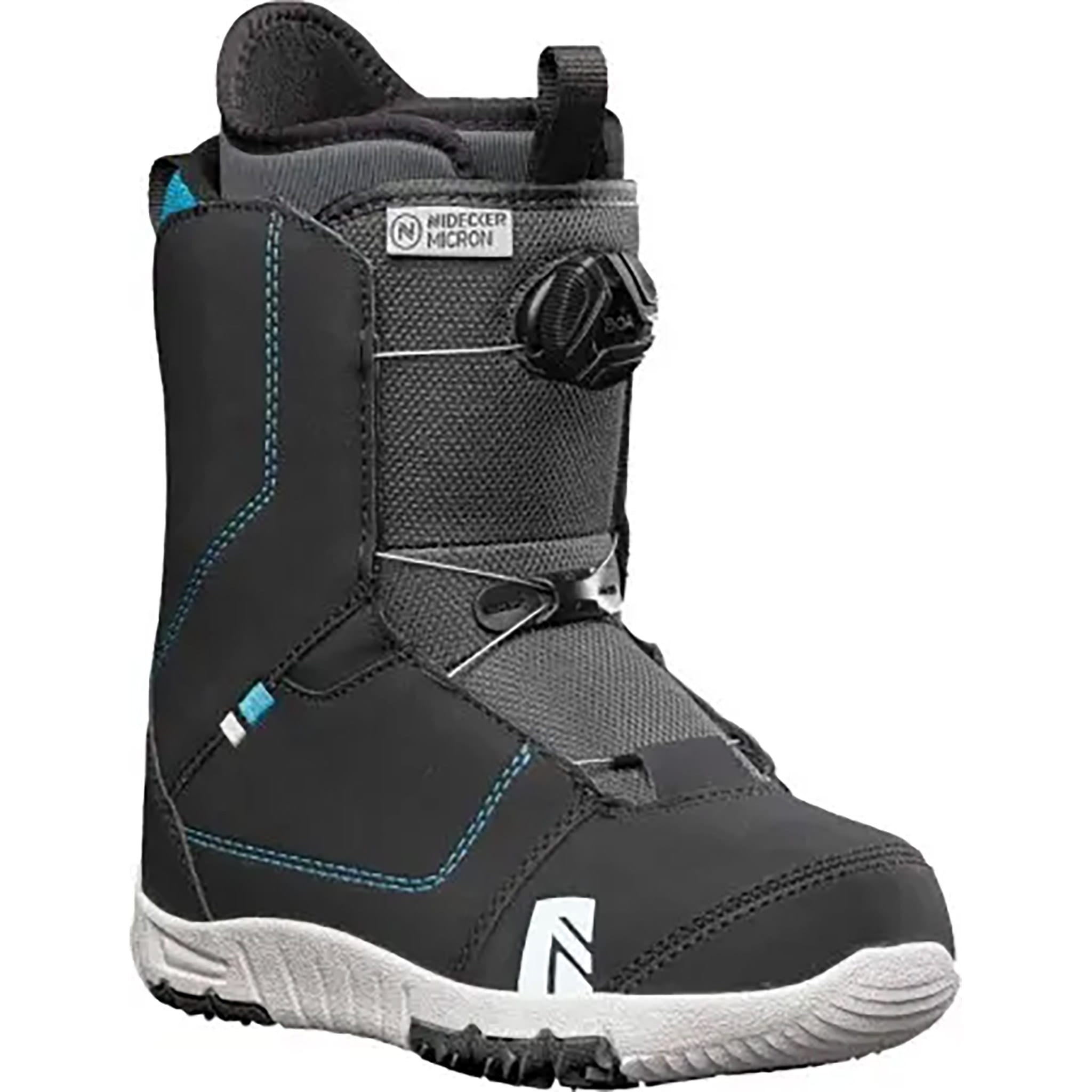 Nidecker Micron Kids Snowboard Boots Black 2023 Youth Snowboard Boots
