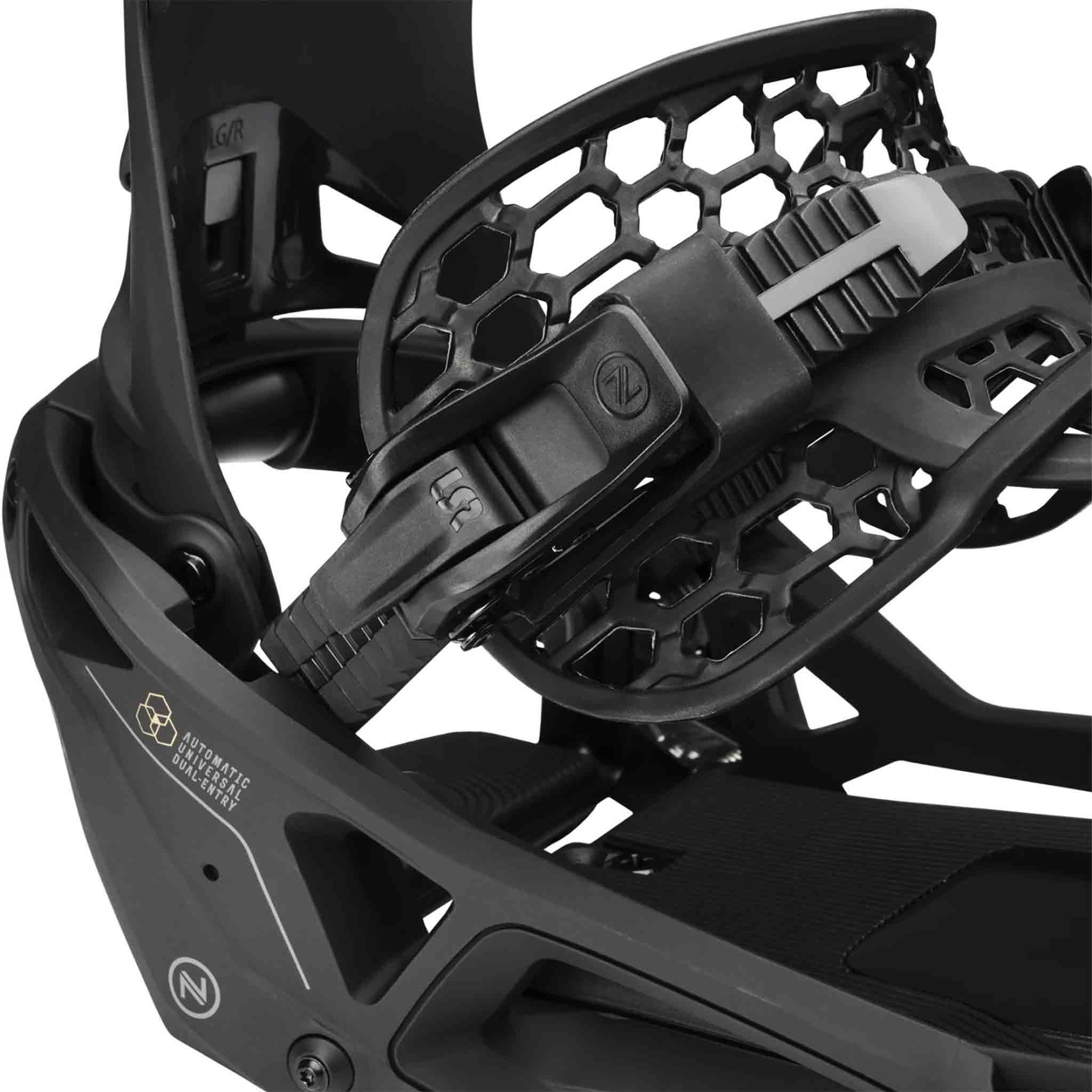 Nidecker OG Supermatic Hybrid Snowboard Binding Black 2026 Mens Bindings