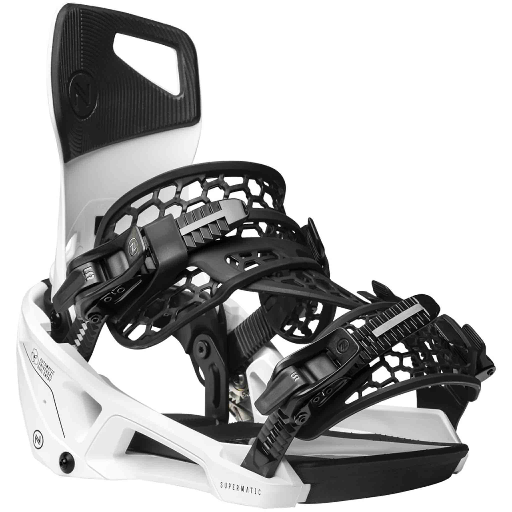 Nidecker OG Supermatic Hybrid Snowboard Binding White 2026 Mens Bindings
