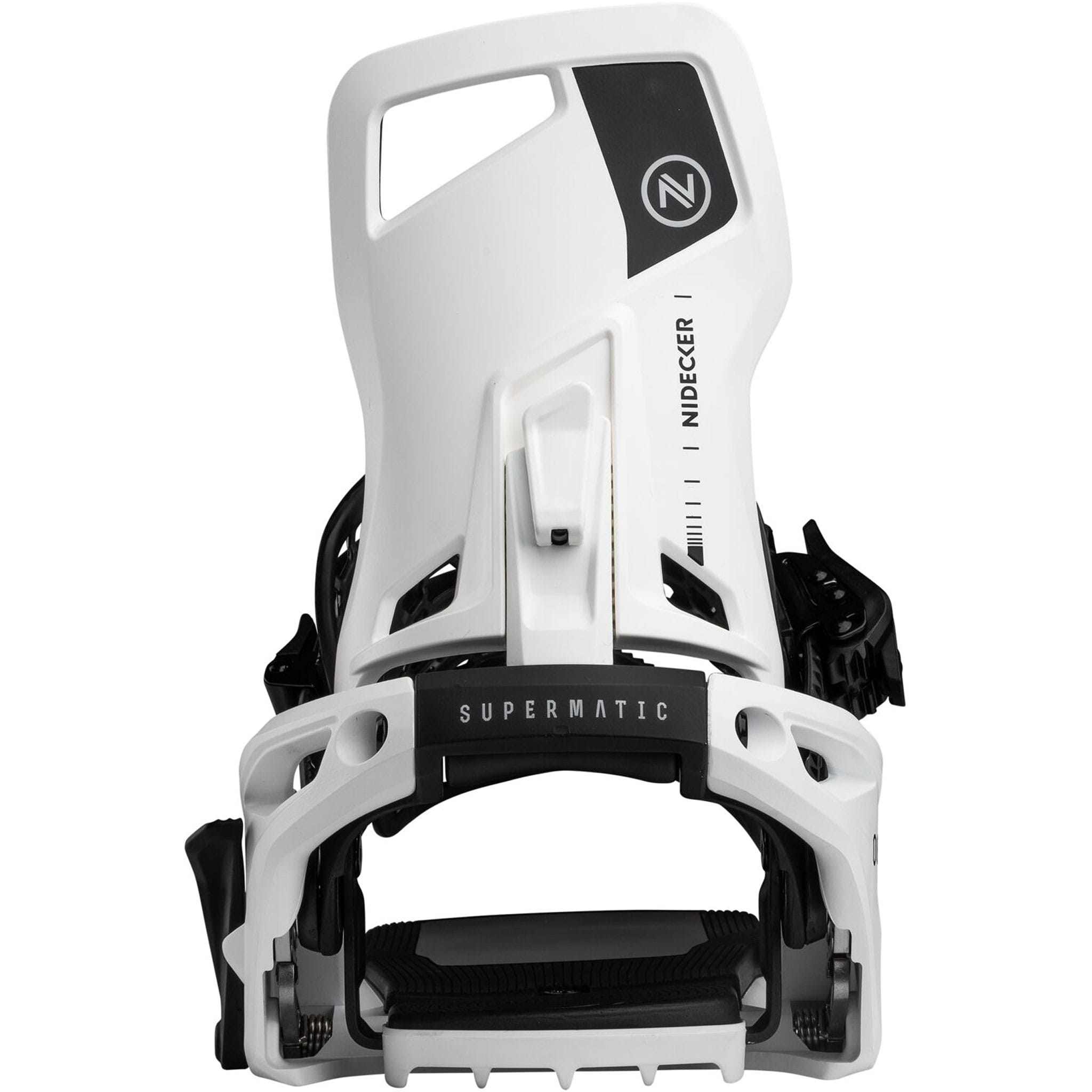 Nidecker OG Supermatic Snowboard Binding White 2027 Mens Snowboard Bindings