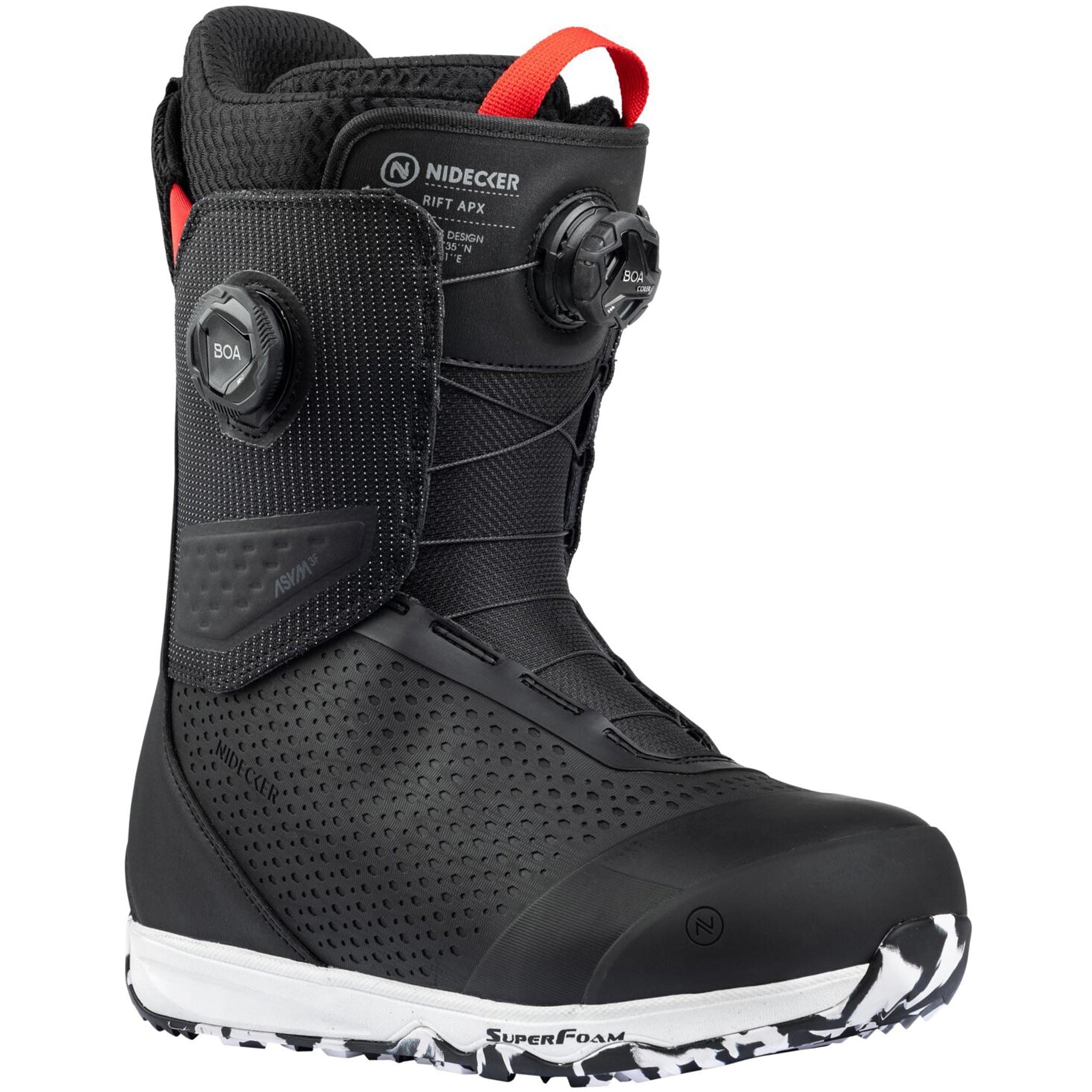 Nidecker Rift APX Snowboard Boots Black 2025 Mens Boots