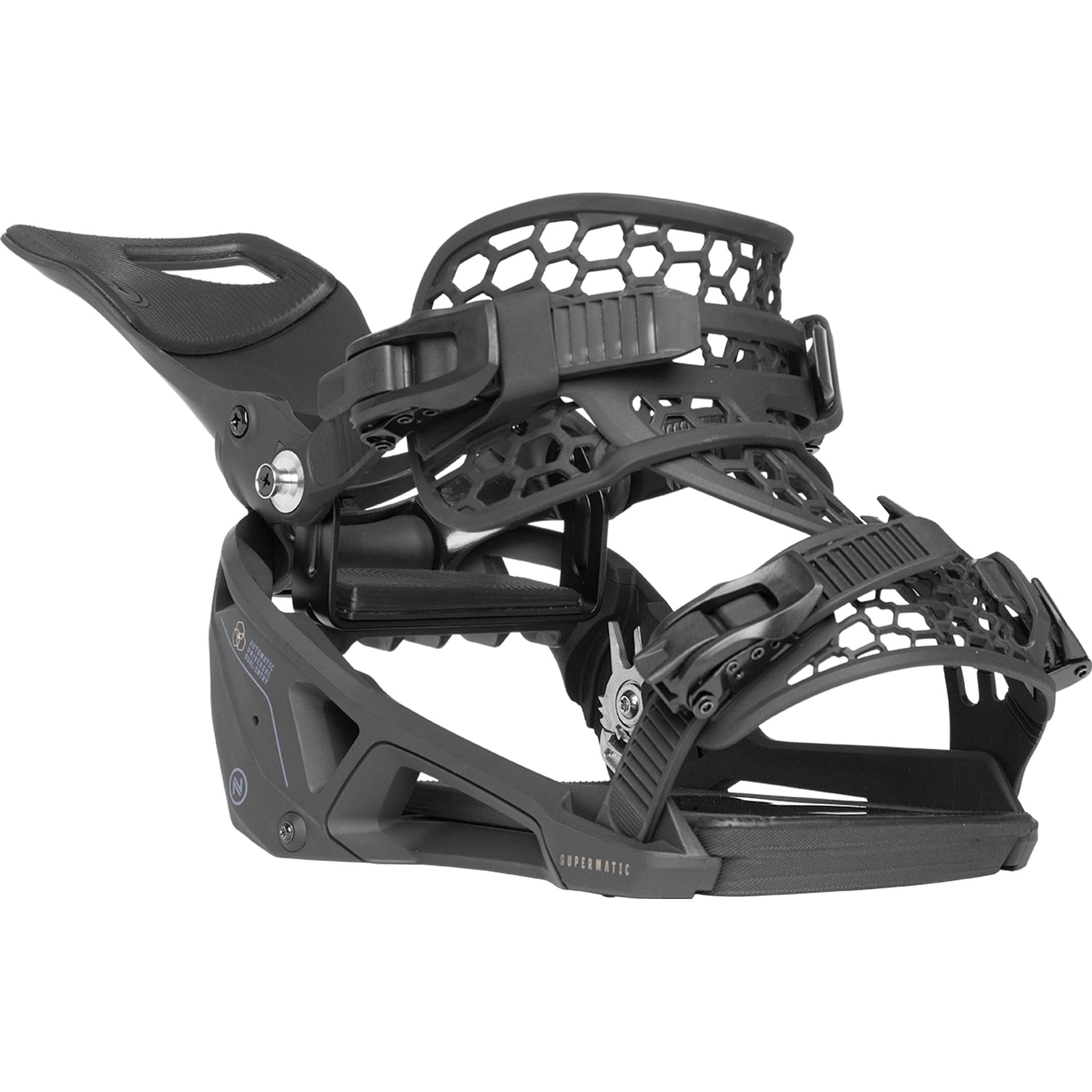 Nidecker Supermatic Hybrid Binding Black 2025 Mens Bindings