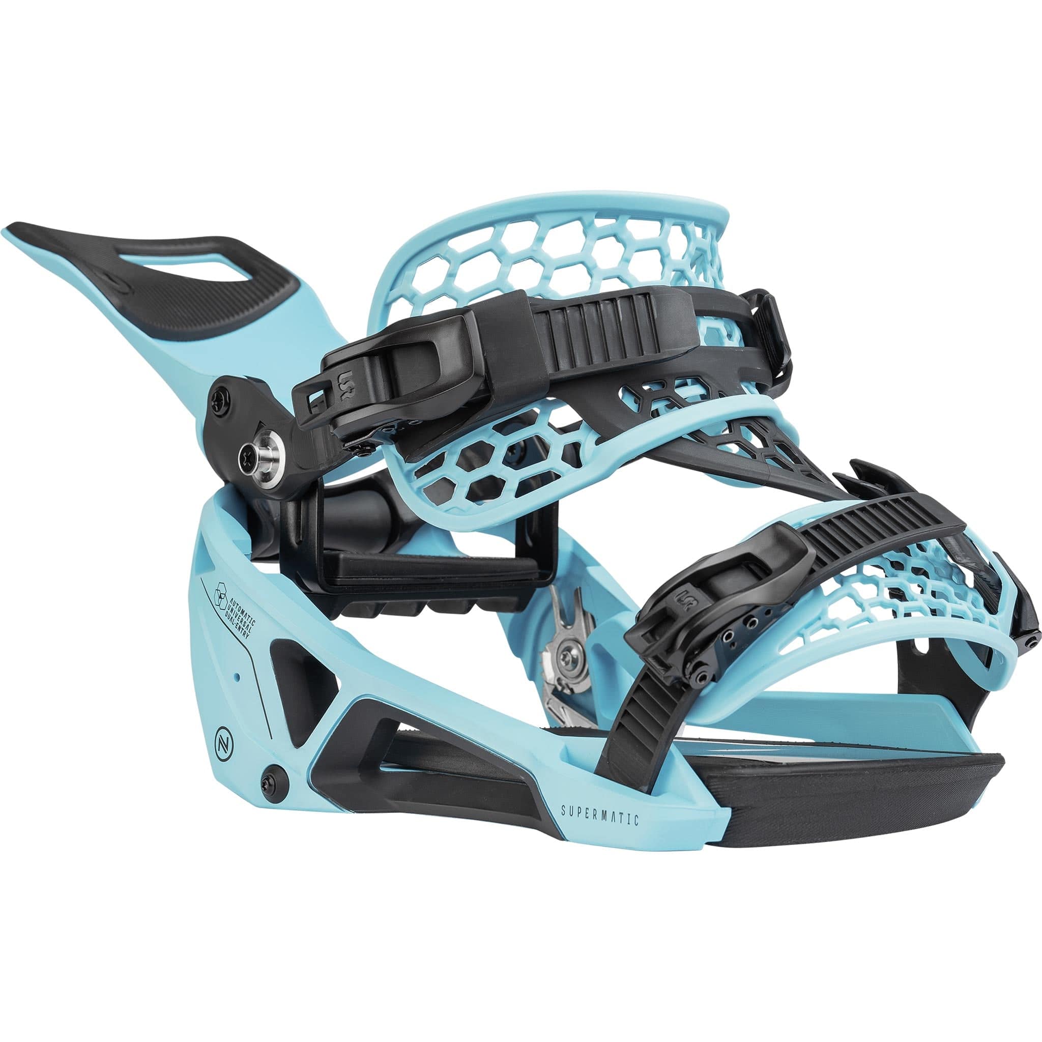 Nidecker Supermatic Hybrid Binding Escape Cyan 2025 Mens Bindings