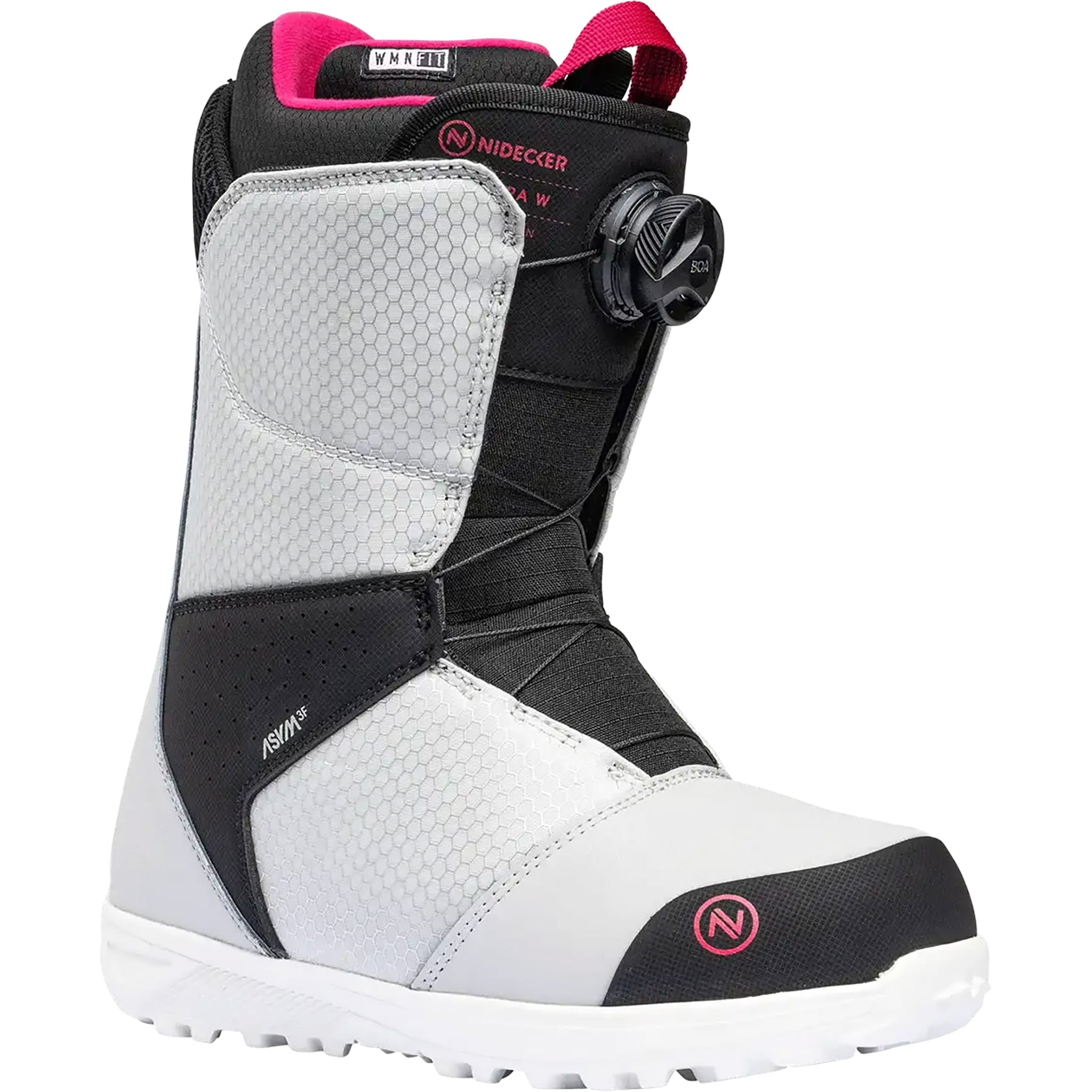 Nidecker Women's Sierra BOA Snowboard Boot Gray 2026 Womens Snowboard Boots