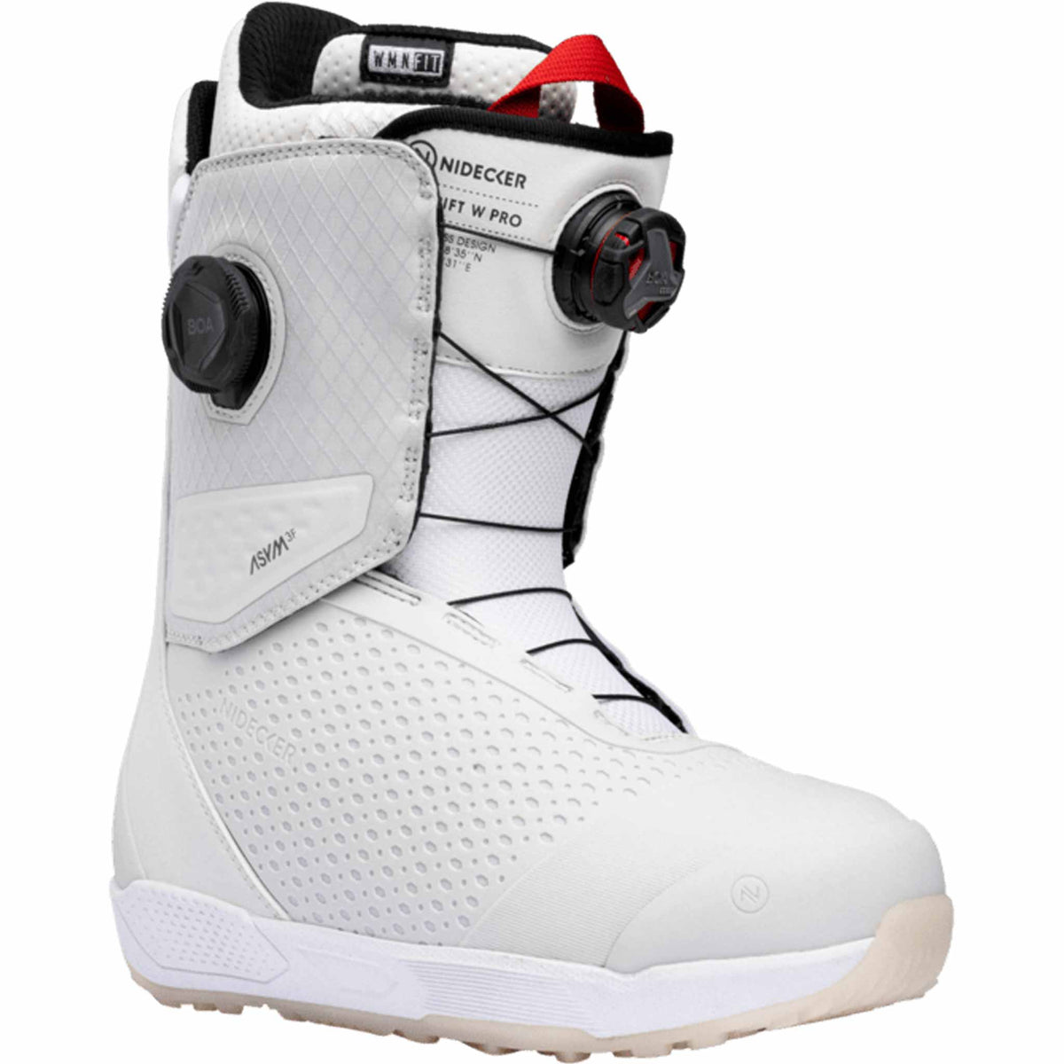 Nidecker Women's Rift Pro BOA Snowboard Boot White 2026 - Sanction ...