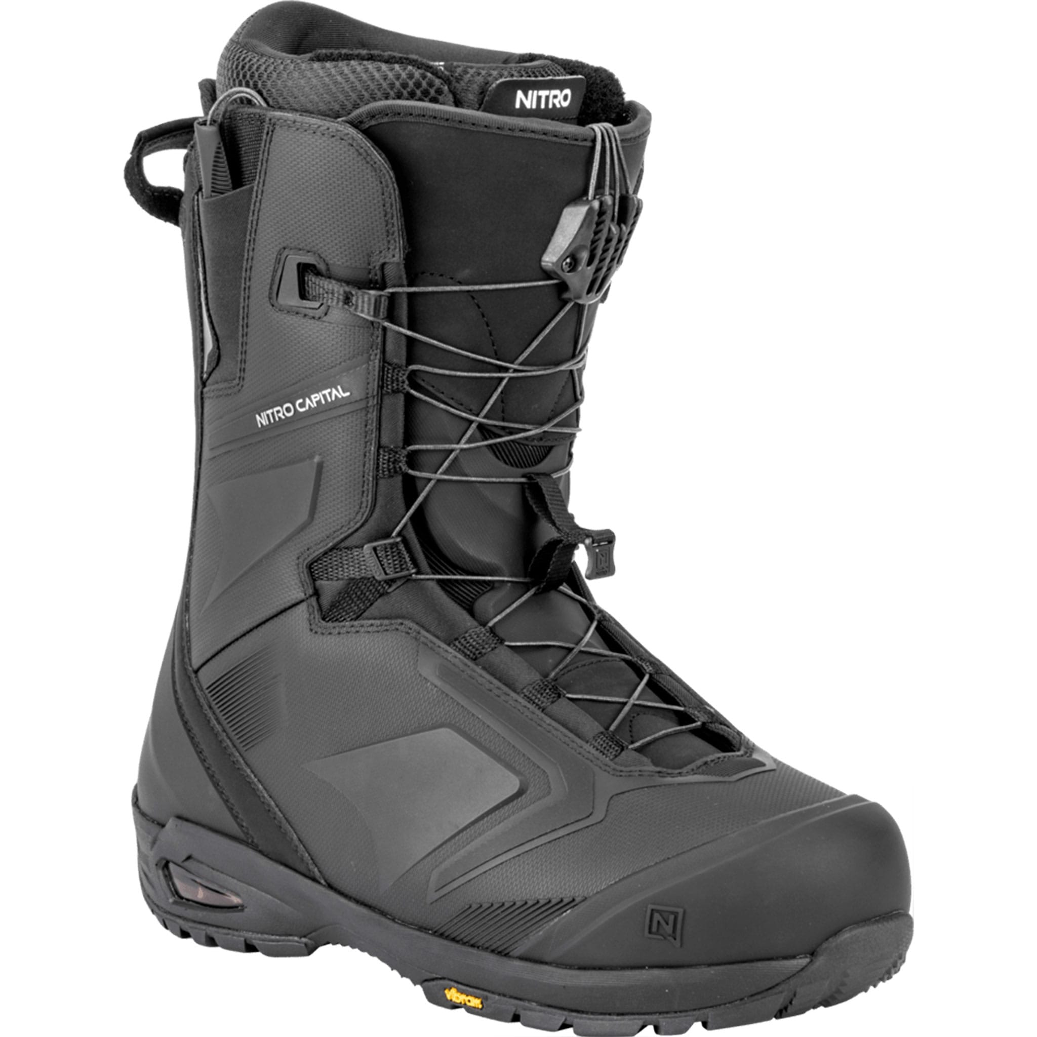Nitro Capital TLS+ Snowboard Boots Black 2027 Mens Snowboard Boots