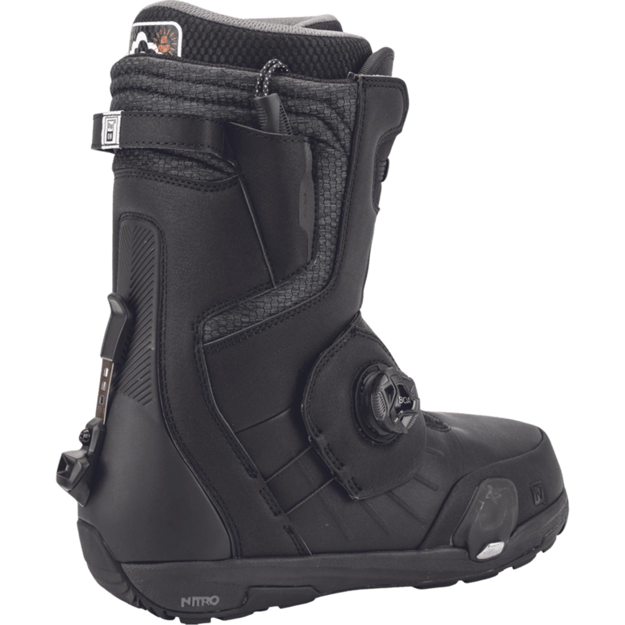 Nitro Profile Step On TLS Snowboard Boots Black 2025 Mens Boots