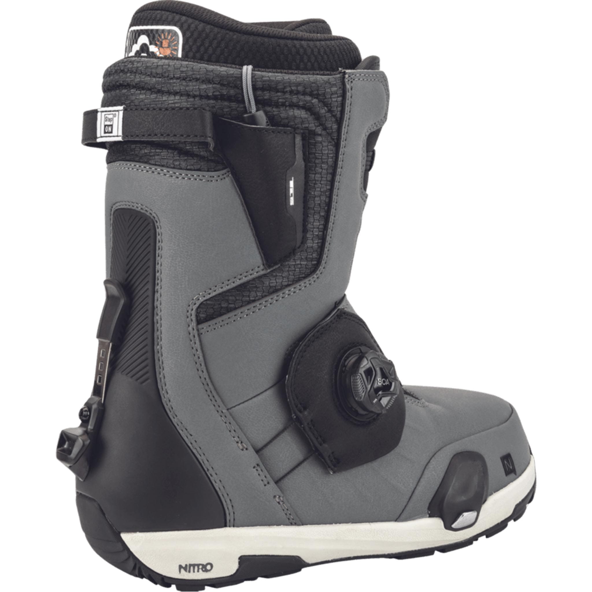 Nitro Profile Step On TLS Snowboard Boots Charcoal 2025 Mens Boots