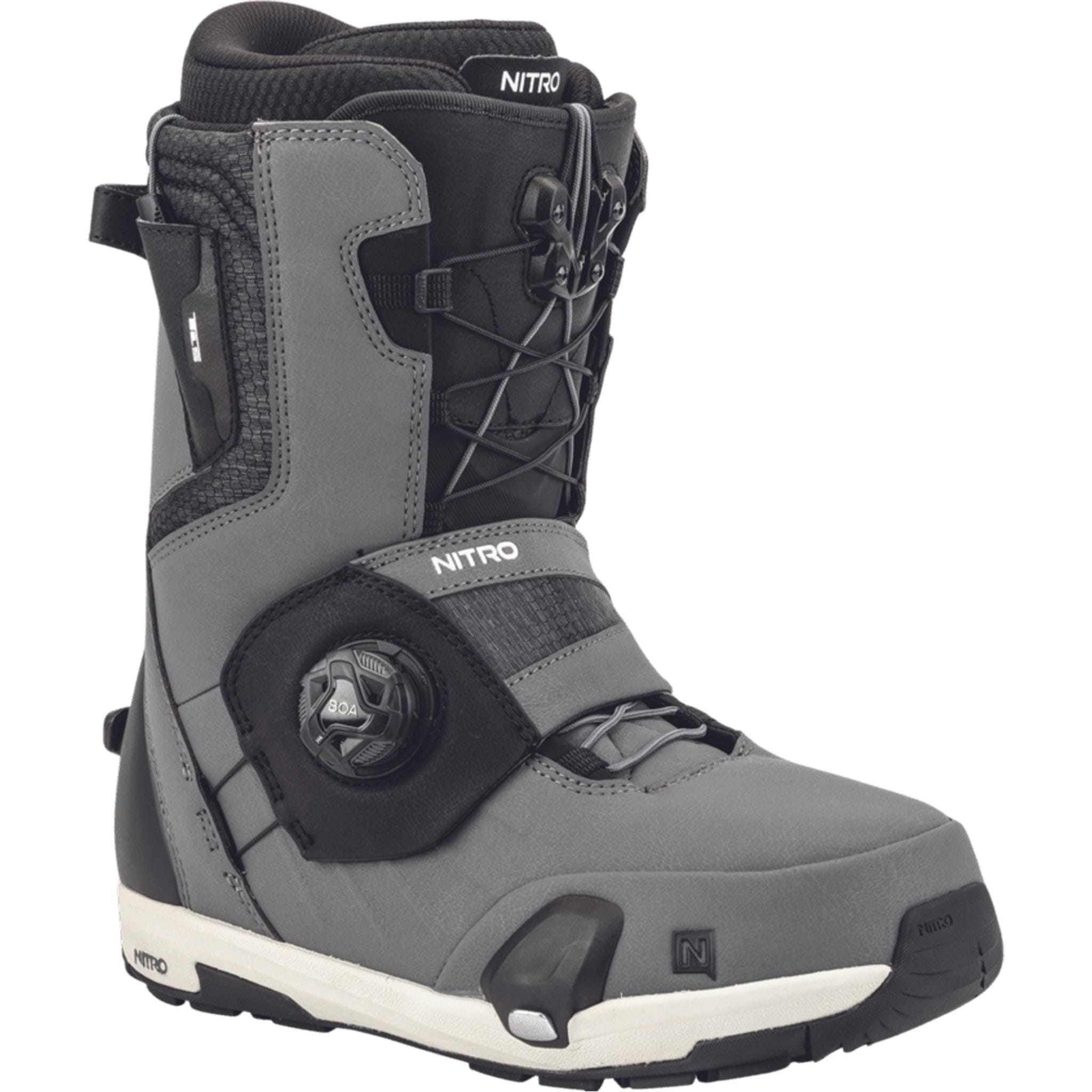 Nitro Profile Step On TLS Snowboard Boots Charcoal 2025 Mens Boots