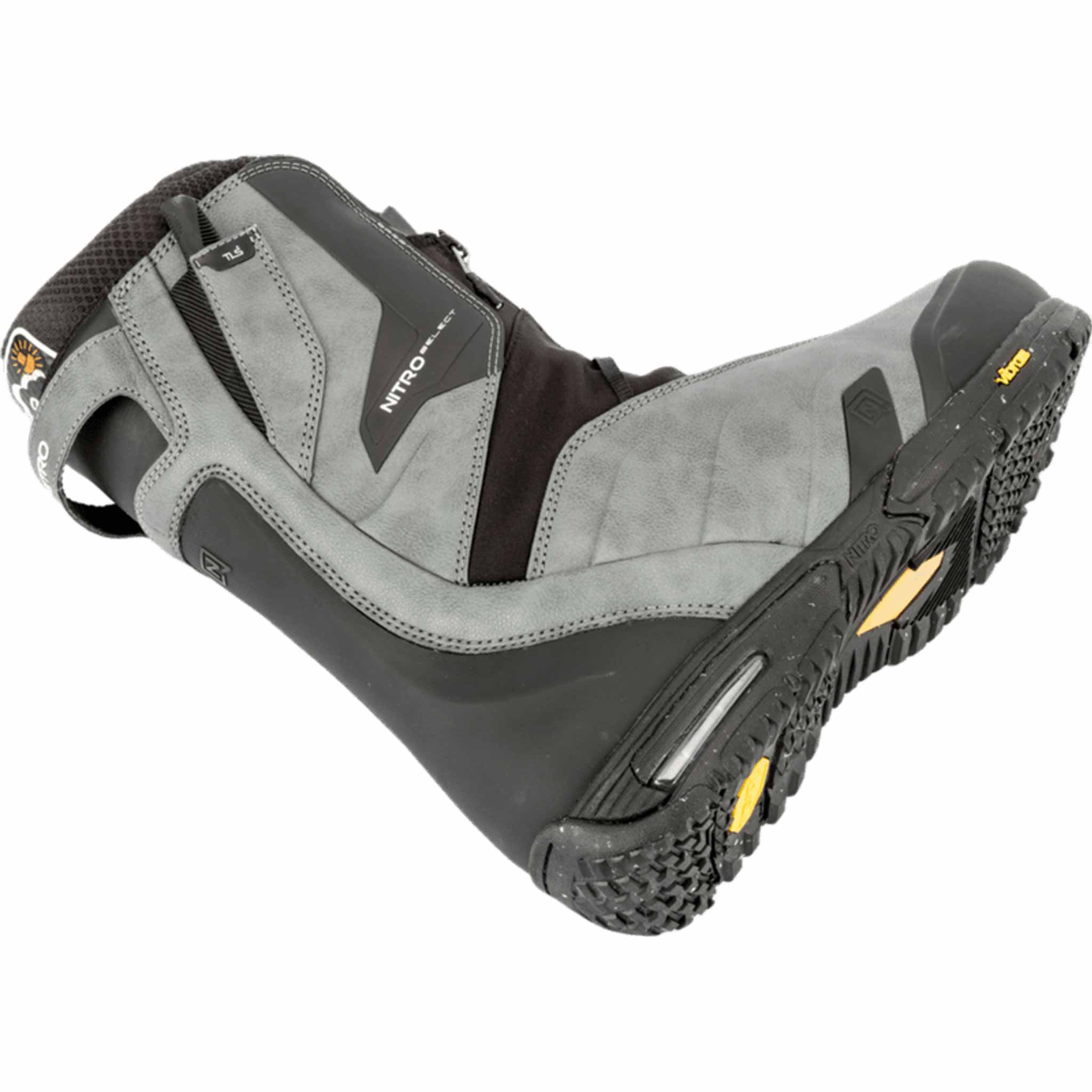 Nitro Select TLS+ Snowboard Boot Charcoal Black 2026 Mens Boots
