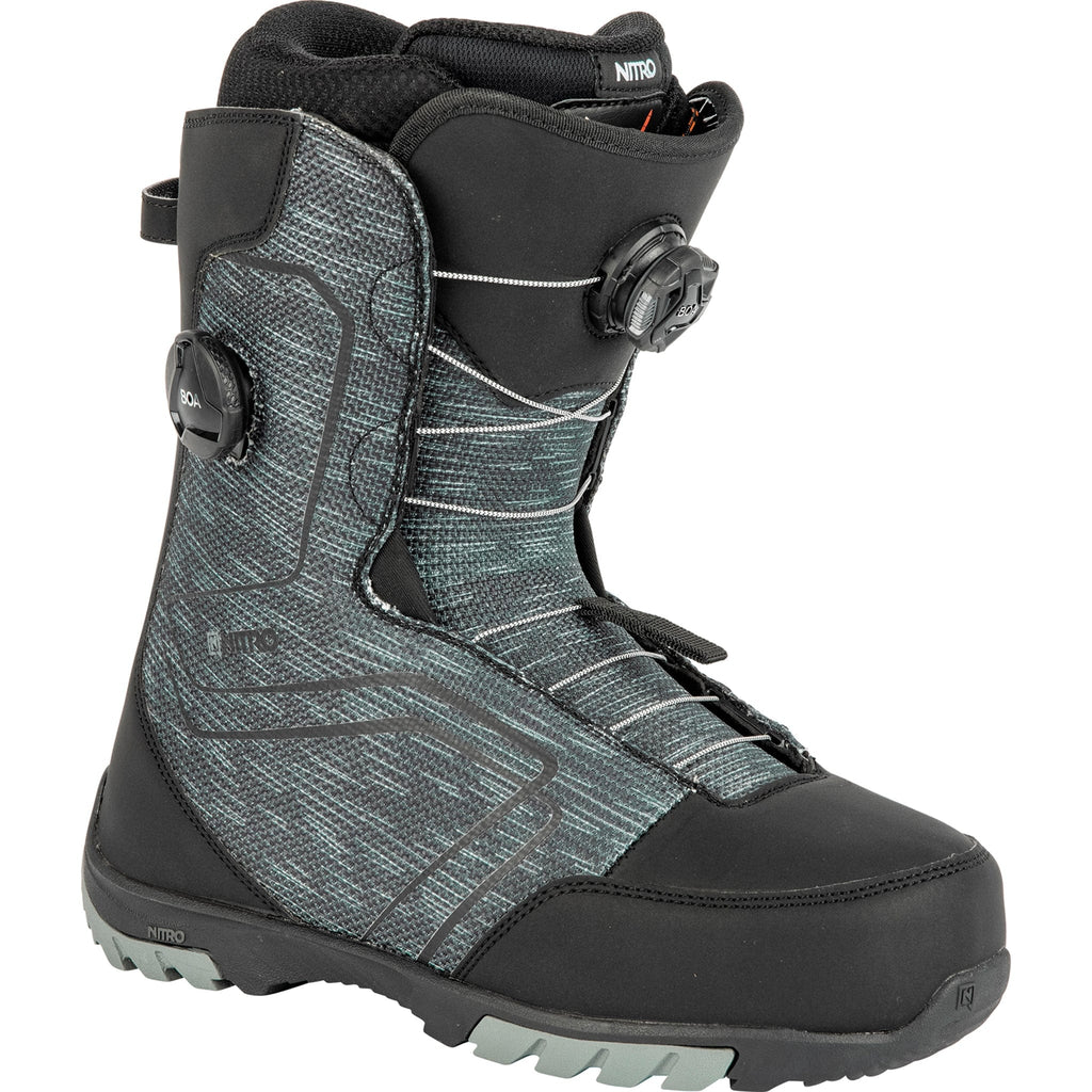 Nitro Sentinel BOA Snowboard Boot Black 2023 Mens Boots