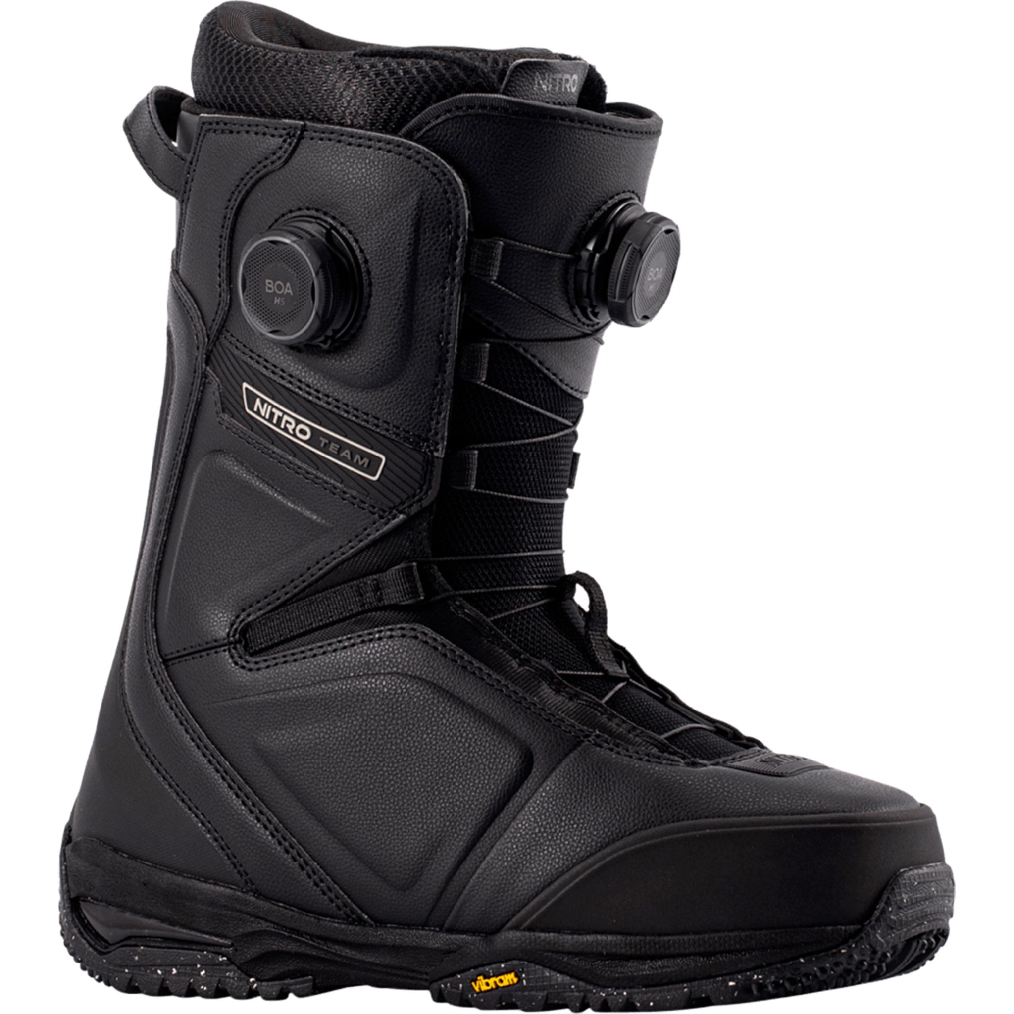 Nitro Team Boa Snowboard Boots Black 2027 Mens Snowboard Boots