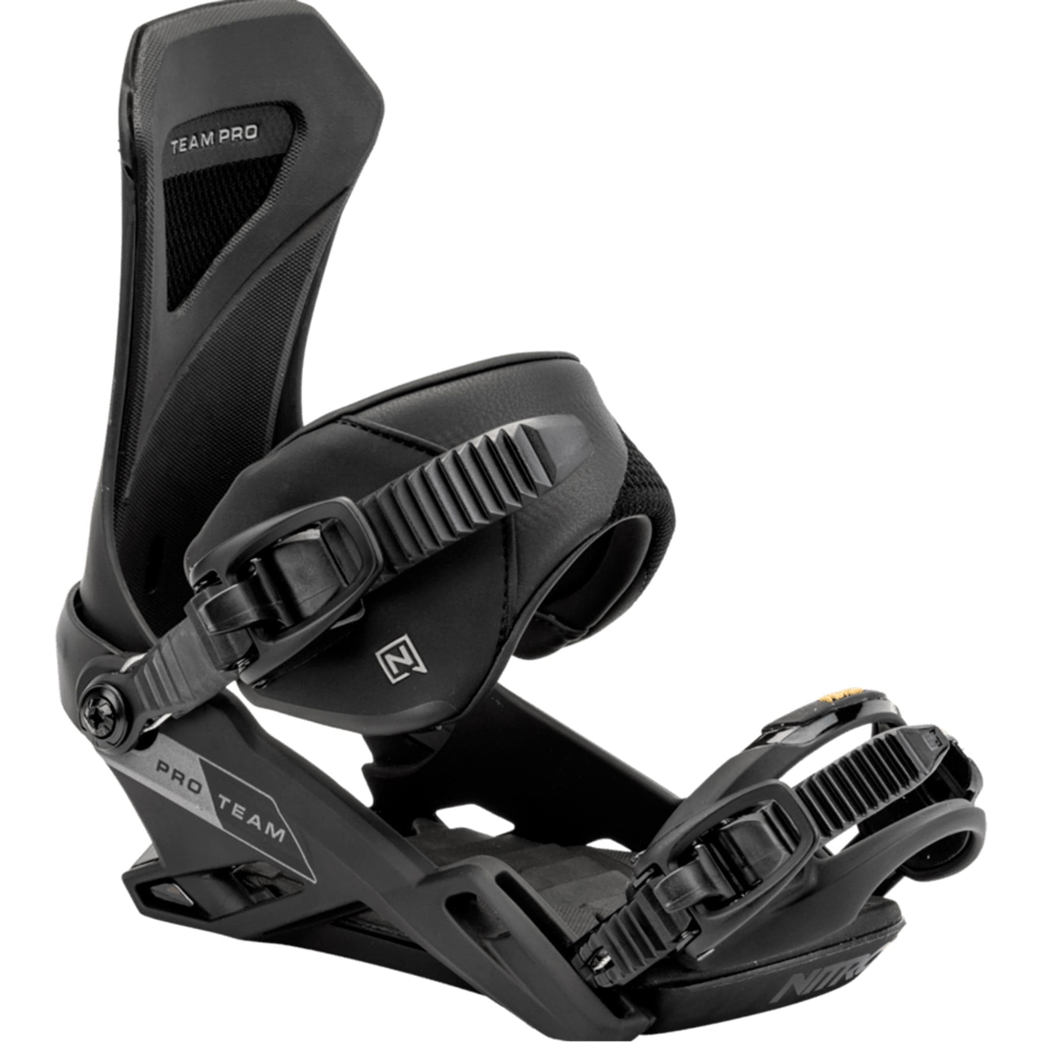 Nitro Team Pro Snowboard Binding Ultra Black 2025 Mens Bindings